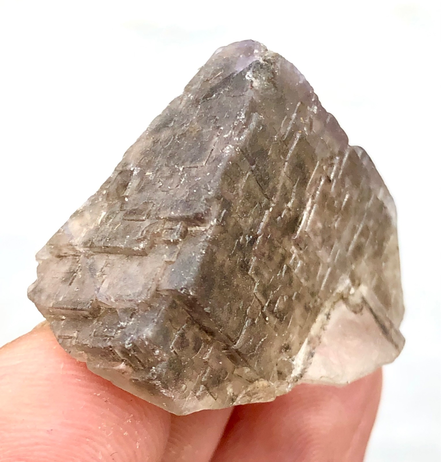 Natural fluorite crystal triangle shape | Skardu, Pakistan | 18.99g Minerals