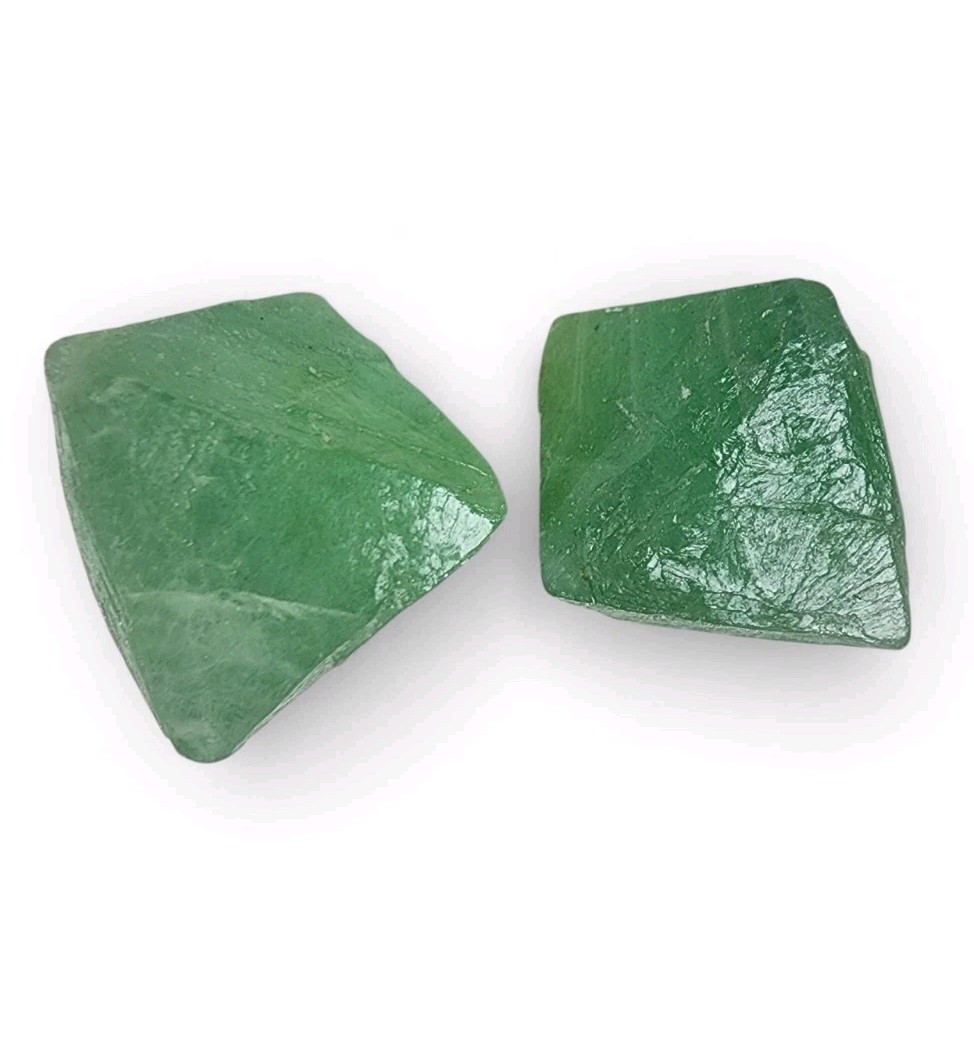 Fluorite Octahedron Crystals 33.2 grams 2 piece lot