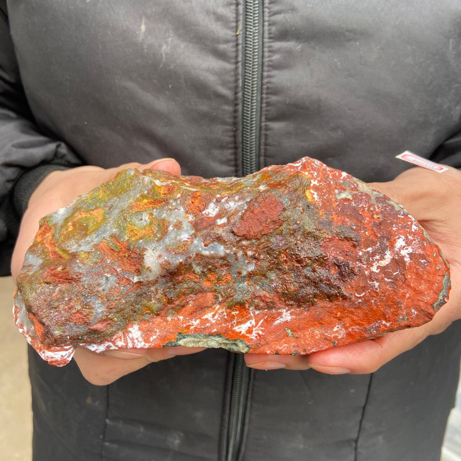 1.6lb Natural colourful ocean jasper raw stone crystal rough mineral specimen