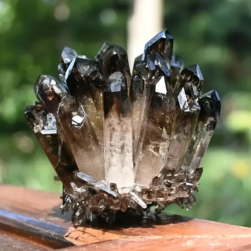 200g+ Rare Large Raw Smoky Quartz Crystal Cluster Quartz Mineral Specimens Decor