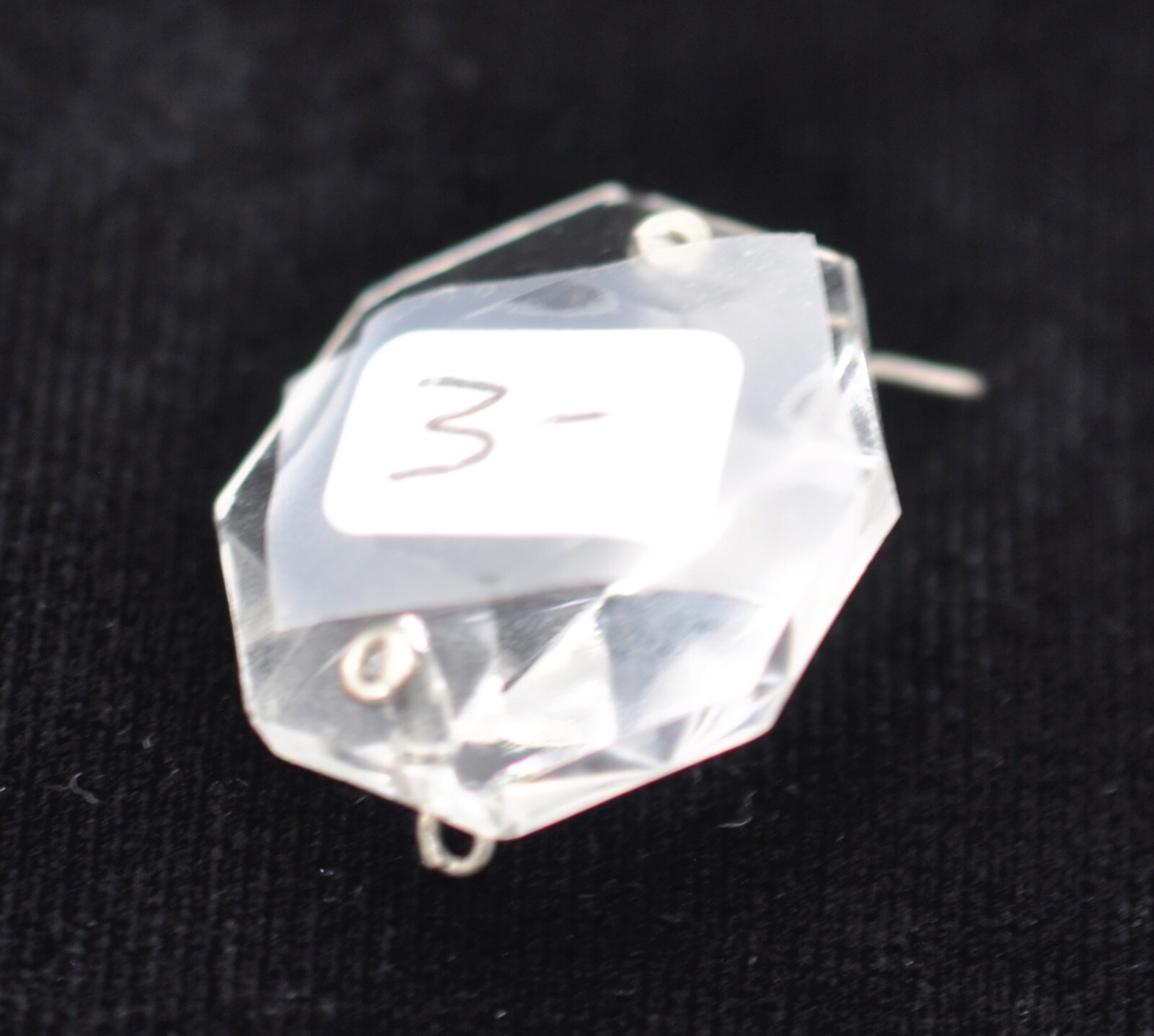 Palm Springs Elaborate Hotel Crystals From Chandelier 7/8″ Pointed Octagon
