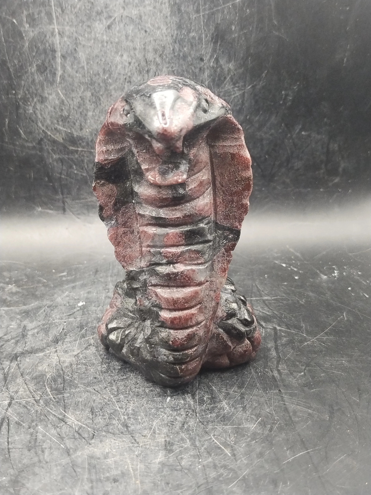 Astrophyllite garnet firework king cobra!! 10 ounces, 3.9 inches tall