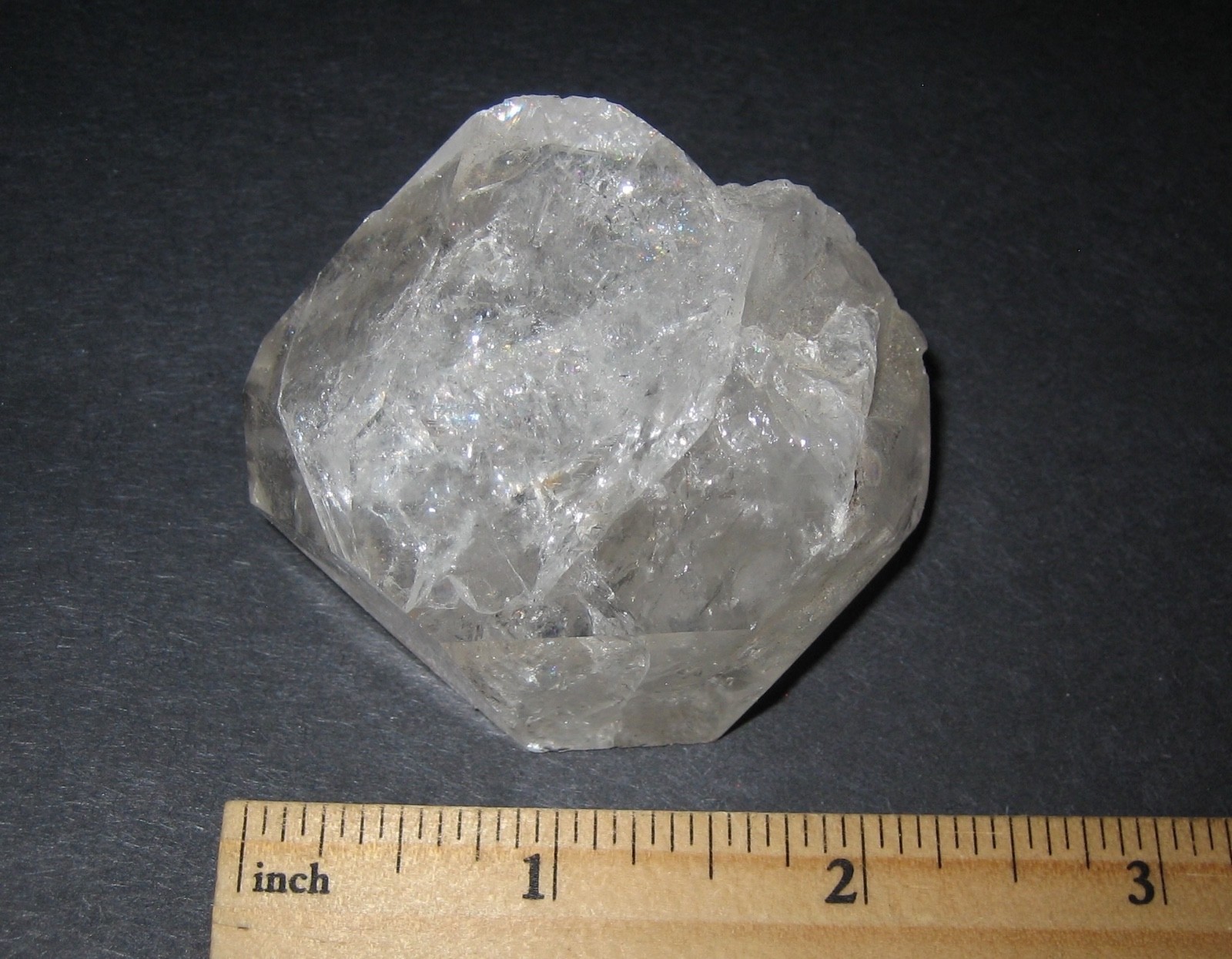 RARE 2.2″ NATURAL D.T. HERKIMER DIAMOND QUARTZ CRYSTAL NEW YORK, USA ~ 113.1g *1