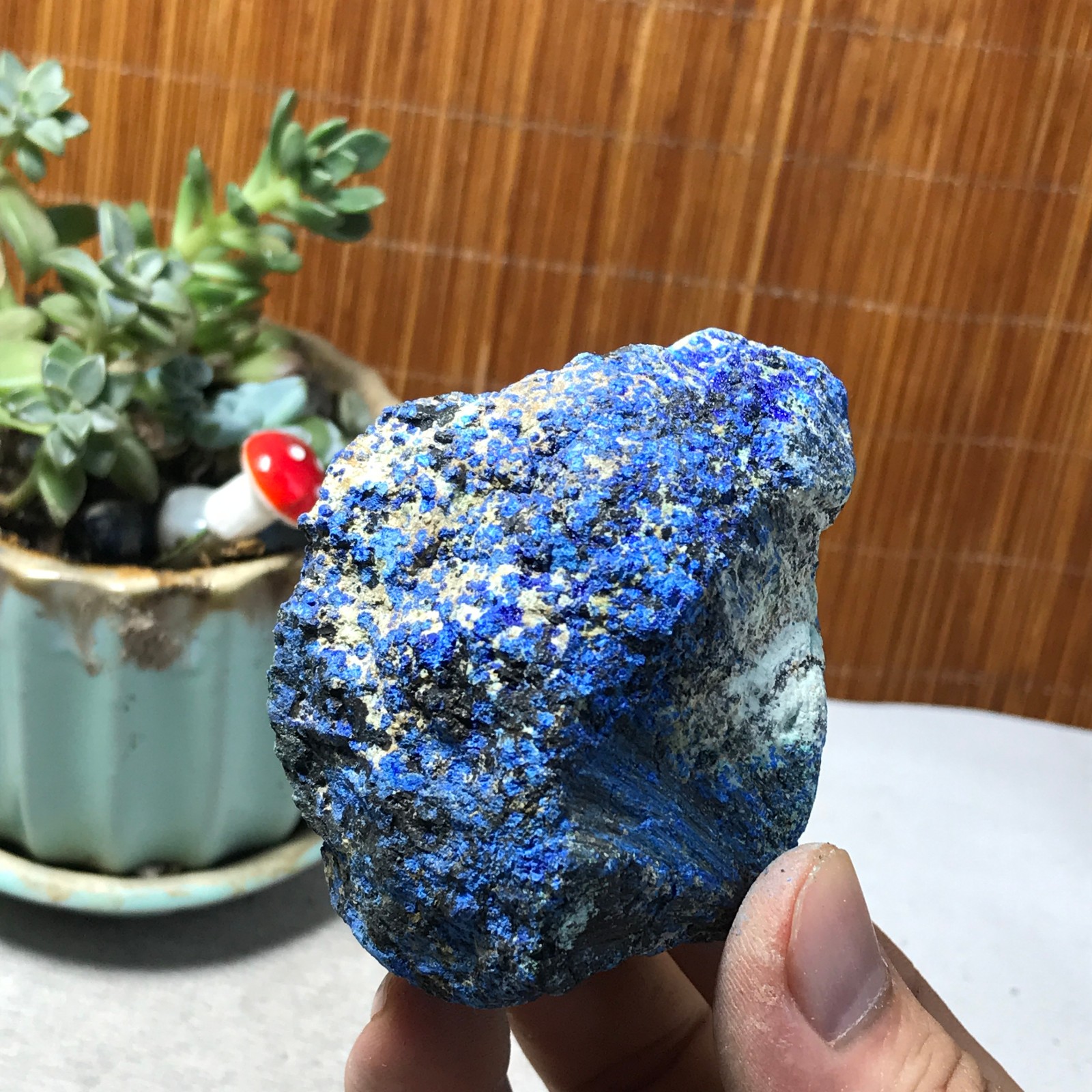 168g Natural Azurite/Malachite gemstone Rough original Crystal Specimen A6543