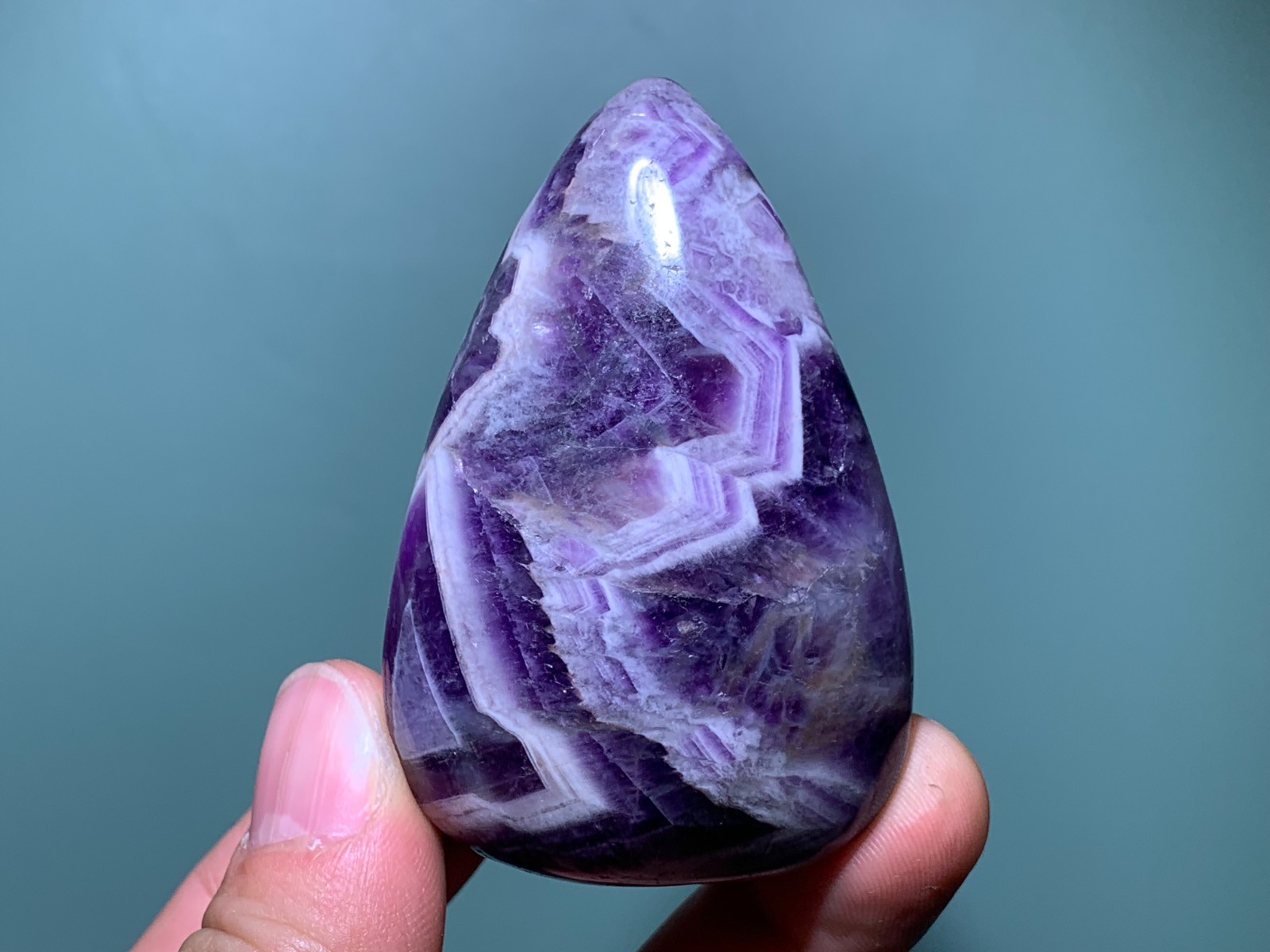 2.5”+Natural Dreamy amethyst quartz crystal hand carved Crystal Vagina skull 1x