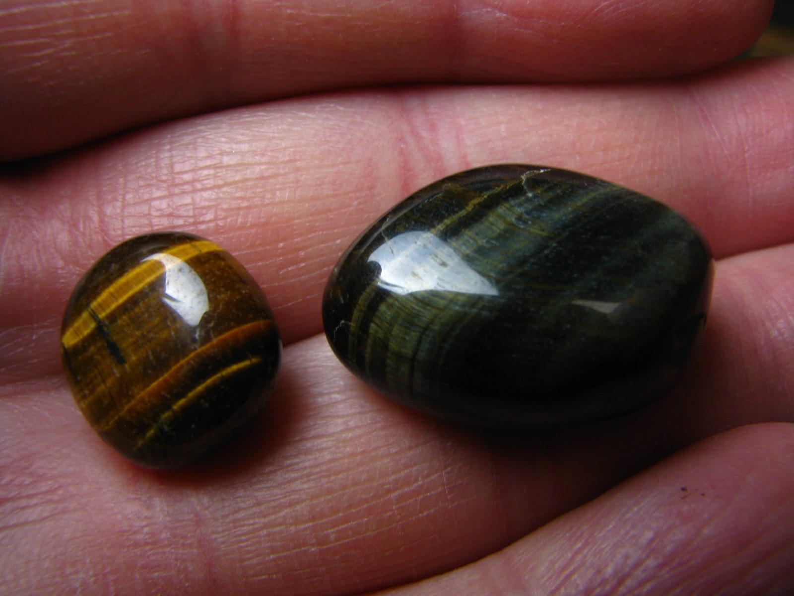 7 MINERAL SPECIMENS AVENTURINE AMAZONITE 2 TIGER EYE AGATE JASPER QUARTZ #291