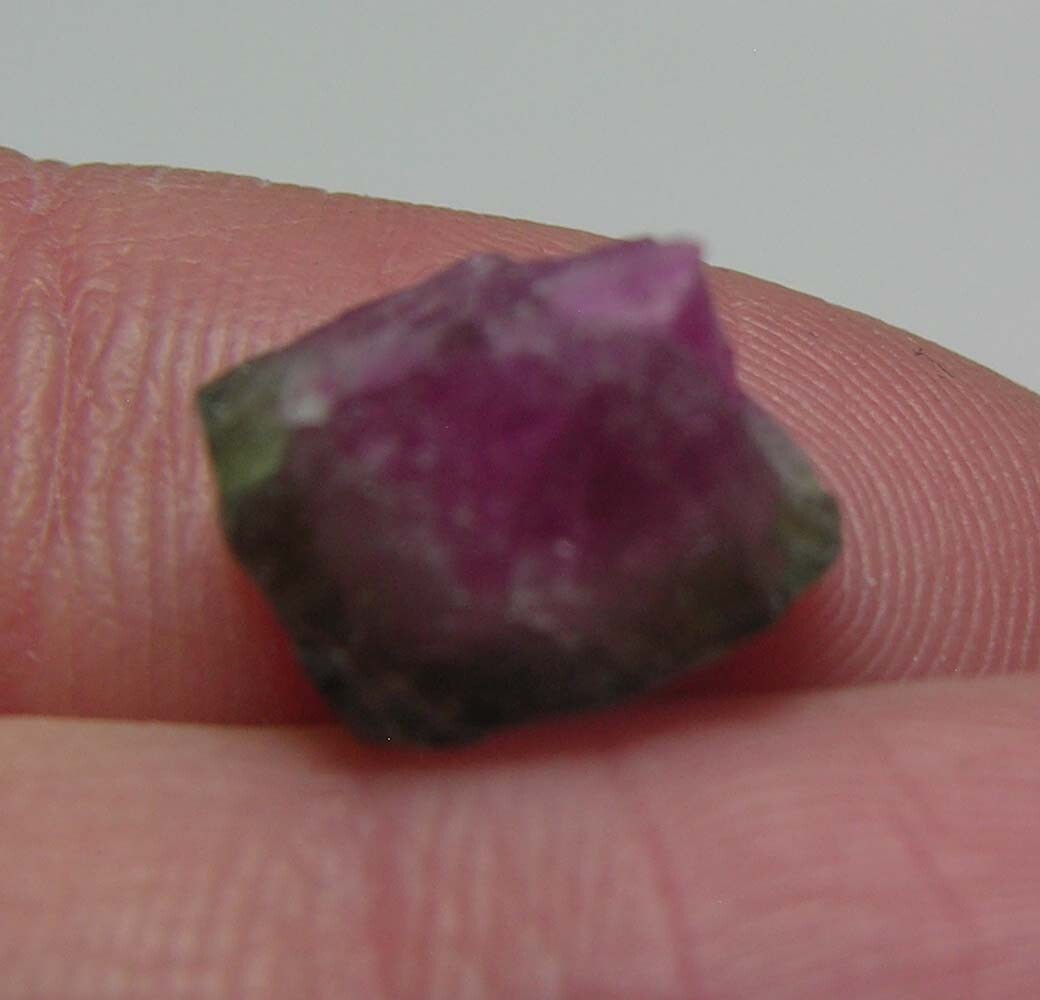 6.35ct Afghan 100%Natural Raw Watermelon Tourmaline Crystal Specimen 1.30g 11mm
