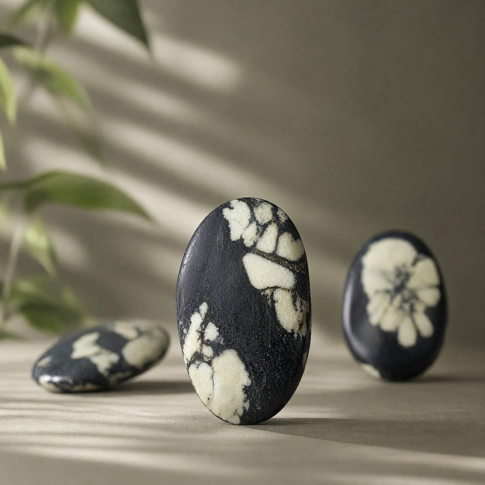 50-100g Random Irregular Chrysanthemum Crystal Palm Stone Healing Decor Gift