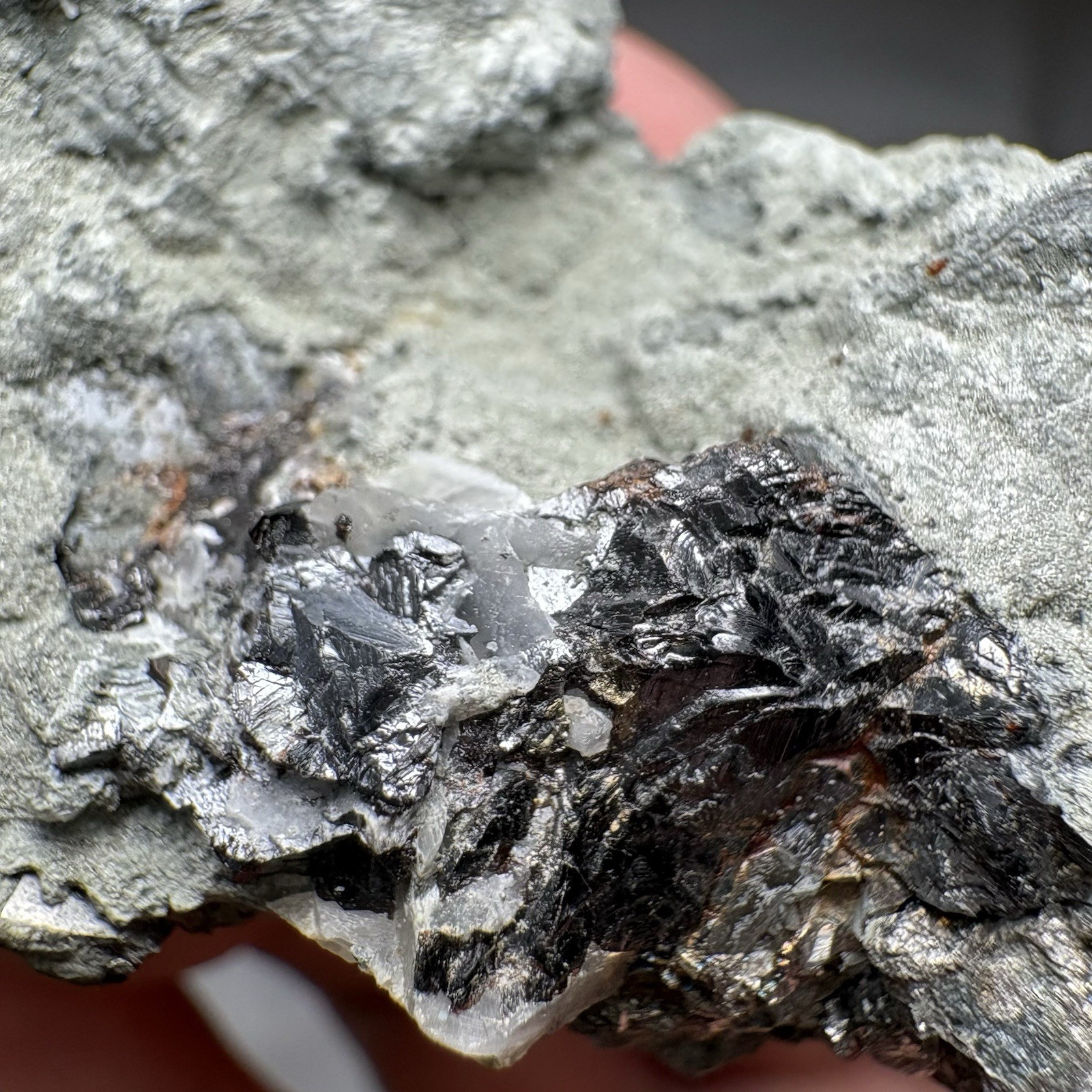 Inner Mongolia Calcite Arsenopyrite Association – Metallic Crystal Raw Specimen