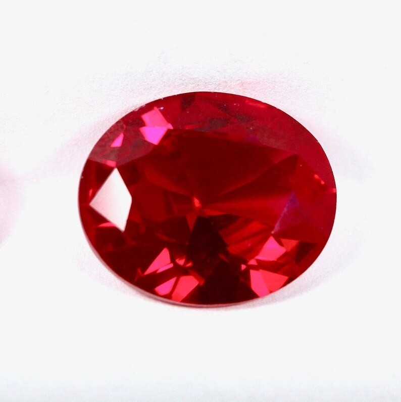 10.2 Ct+ Natural Flawless Mozambique Red Ruby Round Loose Gemstone Cut