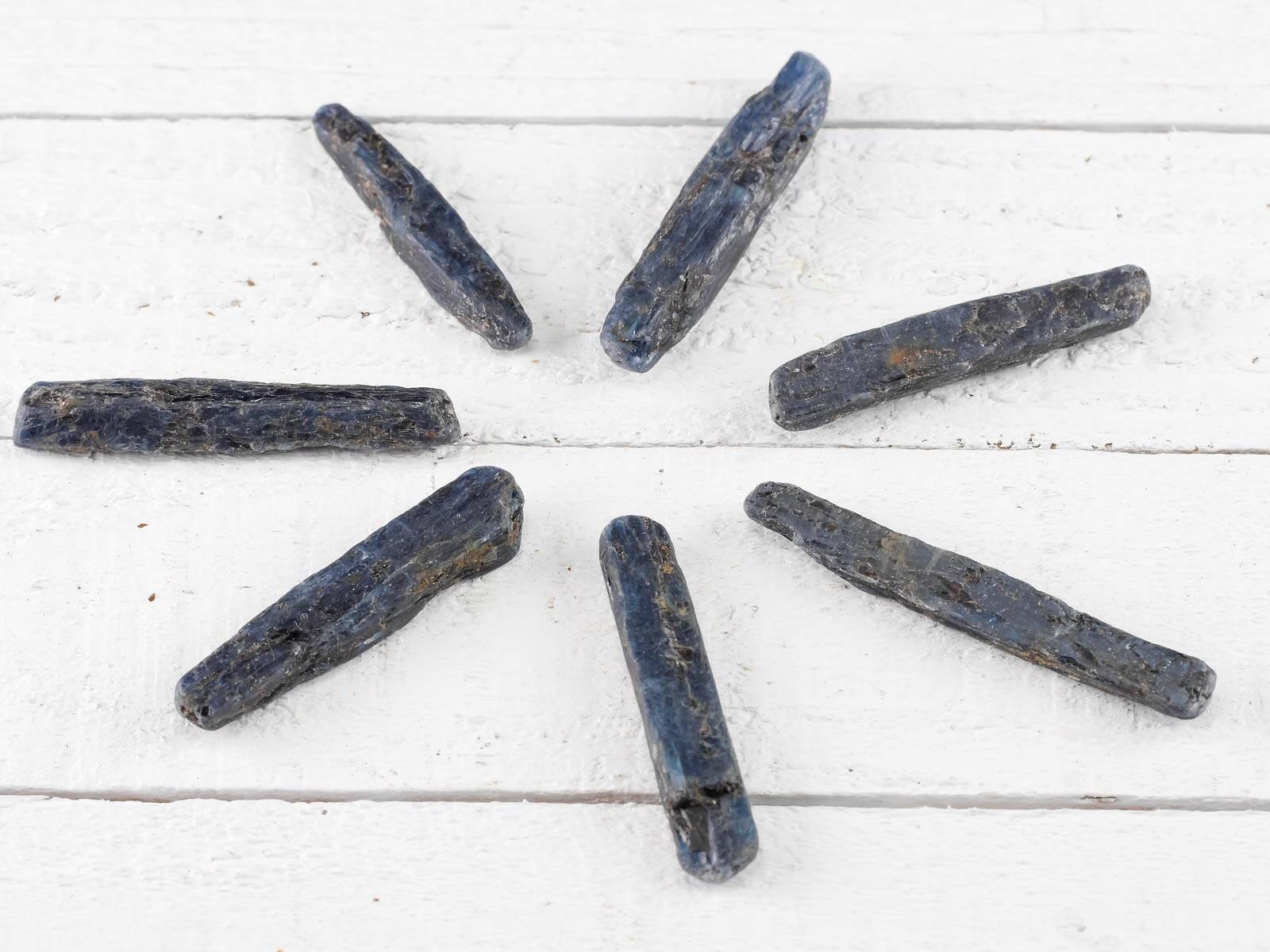 Gemmy Cobalt Blue Raw KYANITE Crystal Blades Gemstones for Jewelry Making, E0789