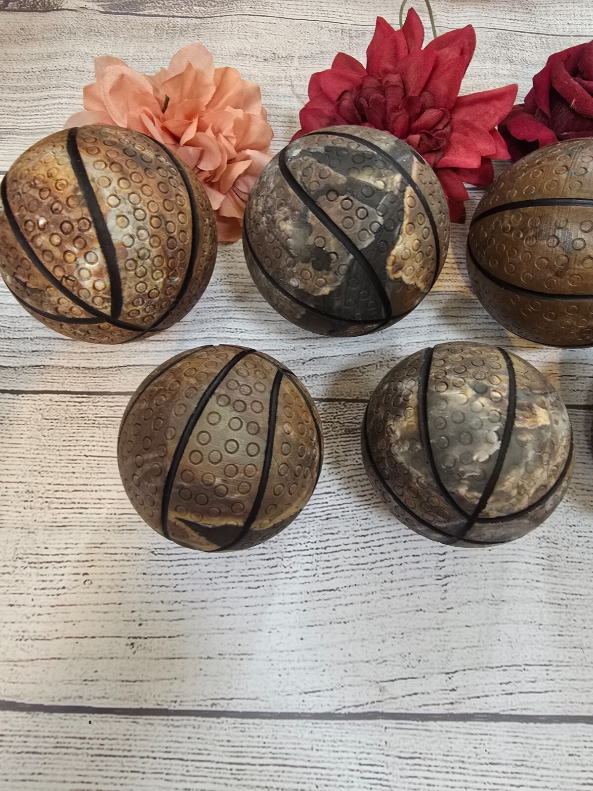 Large Agate Basketball Crystal Sphere 69-80mm Unique Crystal Collectable Natural