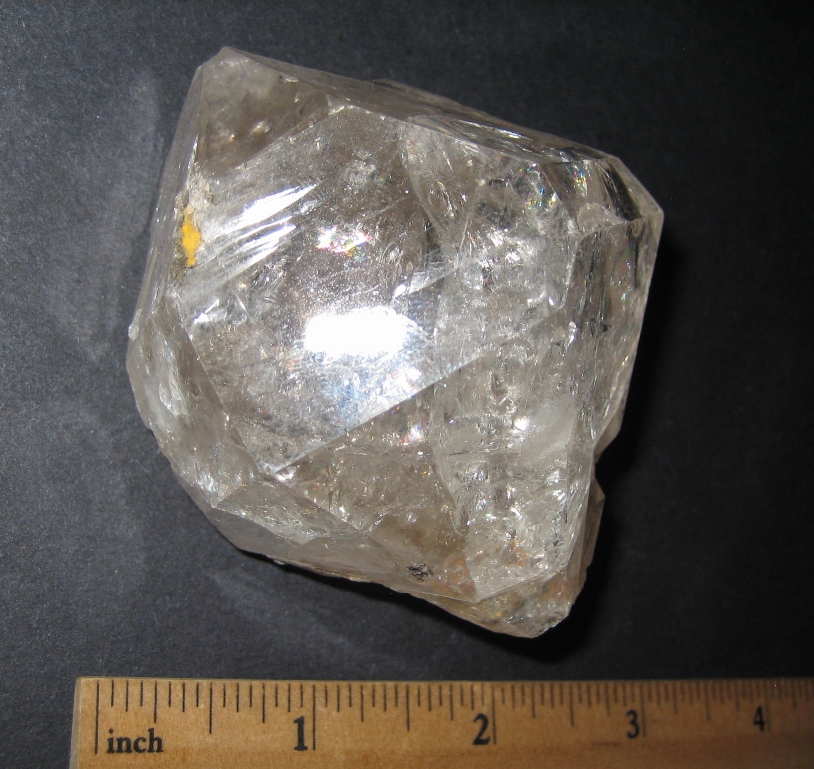 3″ LARGE NATURAL ROUGH HERKIMER DIAMOND QUARTZ CRYSTAL NEW YORK, USA ~ 217.3g *1