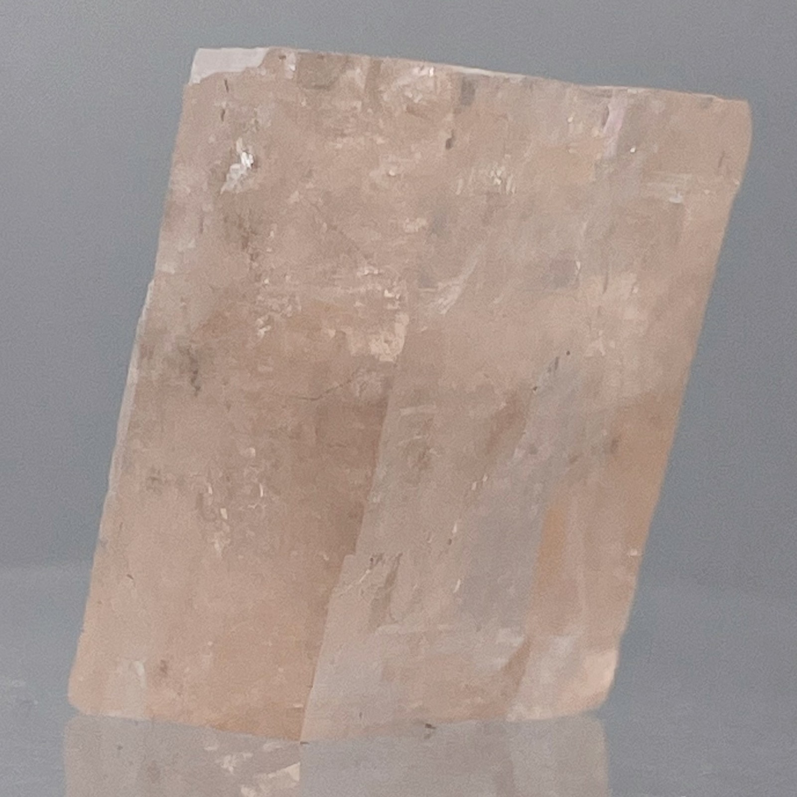 Optical Calcite / Iceland Spar 23g Rectangular Prism | 39x23x12 | Clear, Pink |