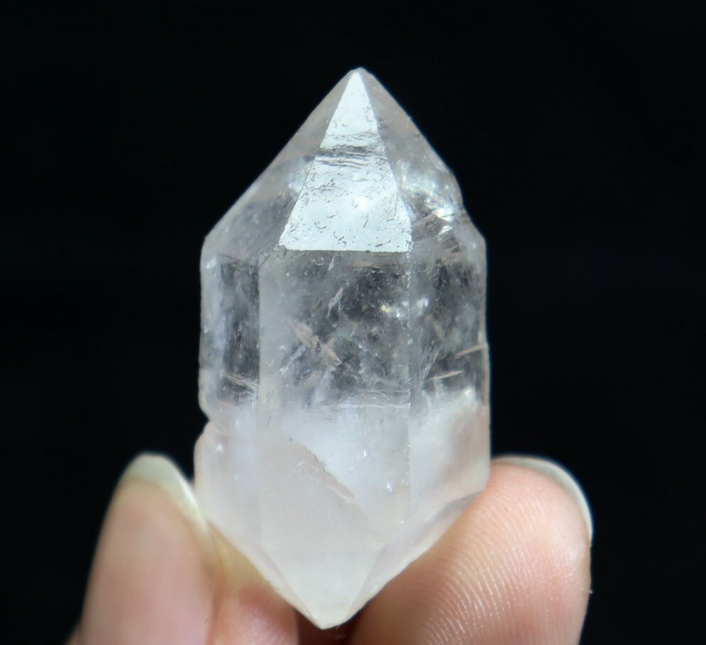 Natural Herkimer Diamond Quartz Crystal Stone Point Healing Mineral Specimen