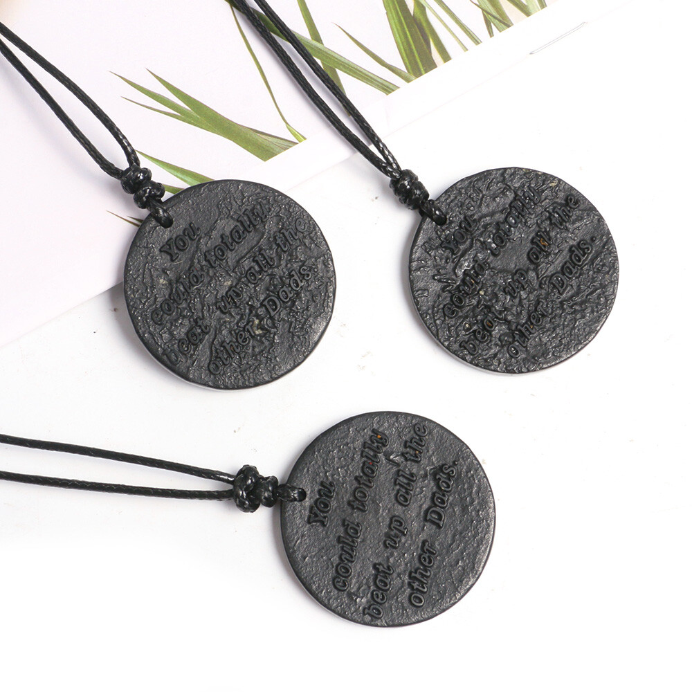 1X Natural Shungite Stone Pendant Necklace Crystal EMF Protection Karelia Russia