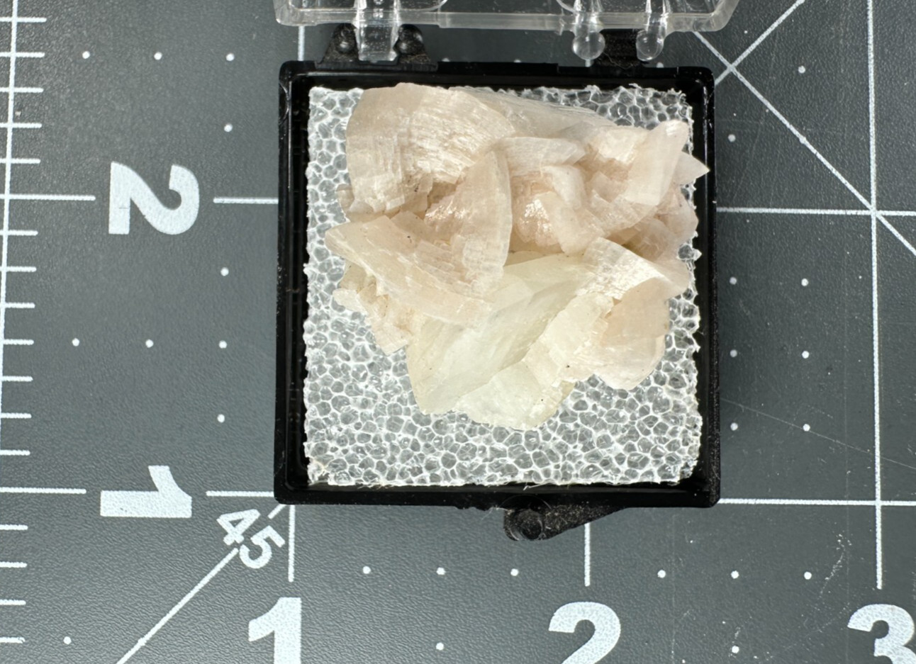 ➤ 1 x 1 Inch LARGE BLADED PINK DOLOMITE SPECIMEN – Corydon Indiana VIDEO➤1025