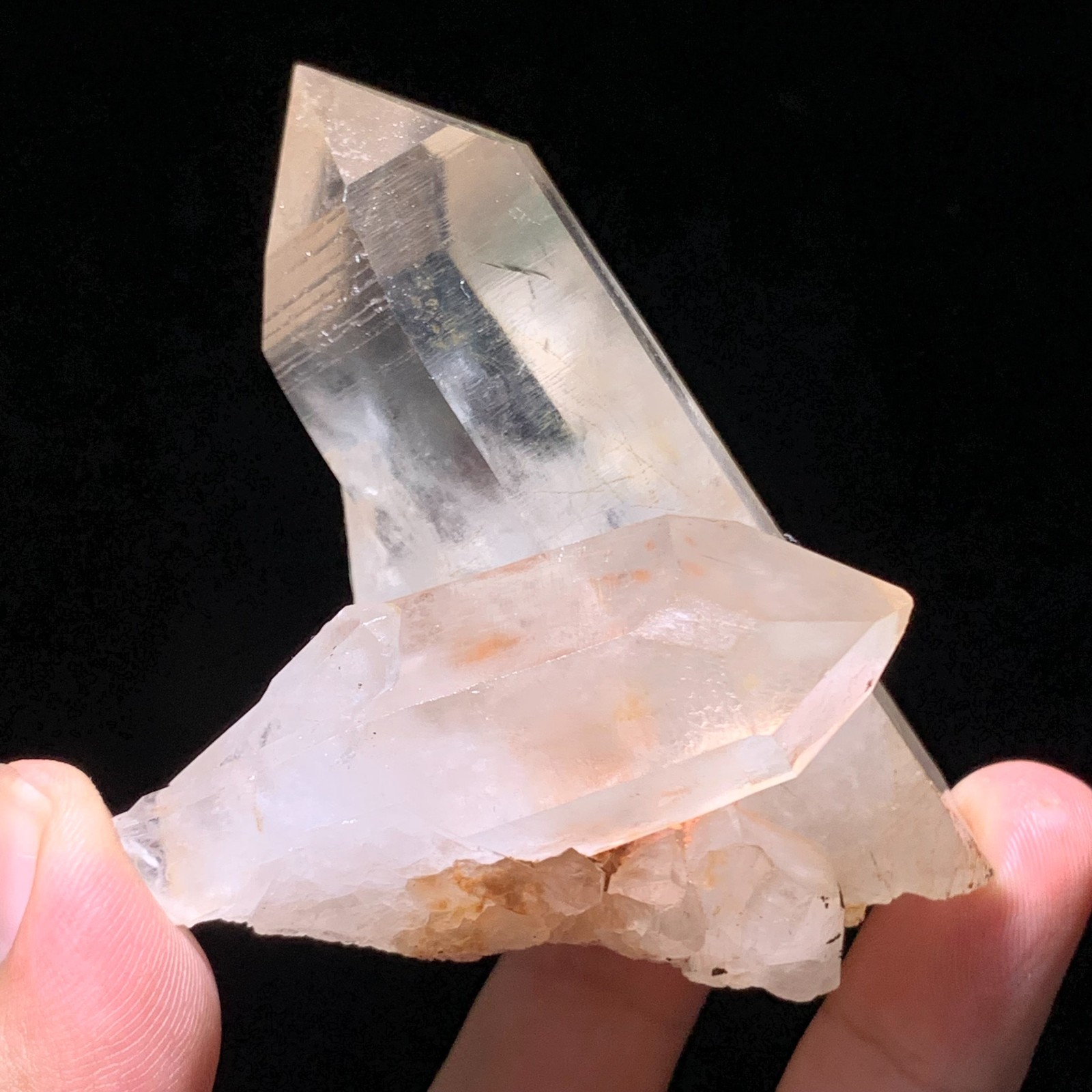146g Natural white crystal cluster point mineral specimen Chakras Healing