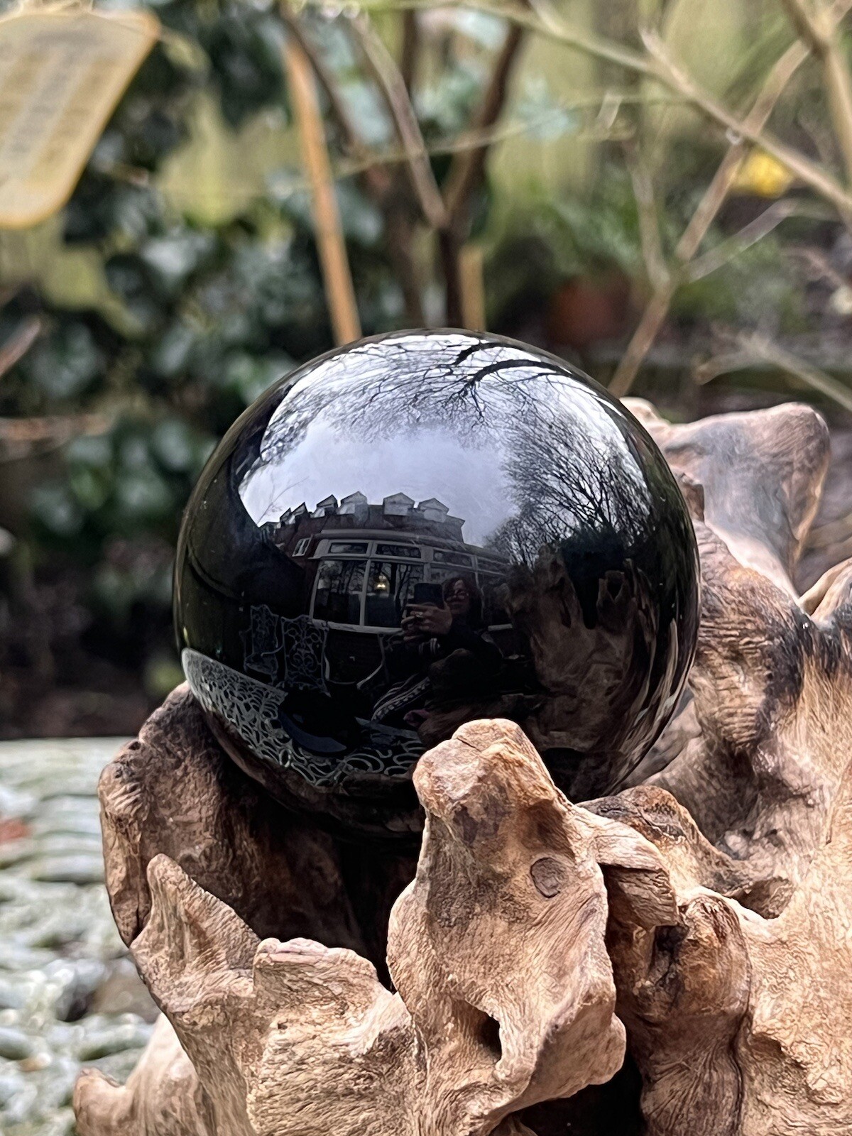 Black Obsidian Crystal Ball Large AAA+ Powerful / Creative / Protective 80mm