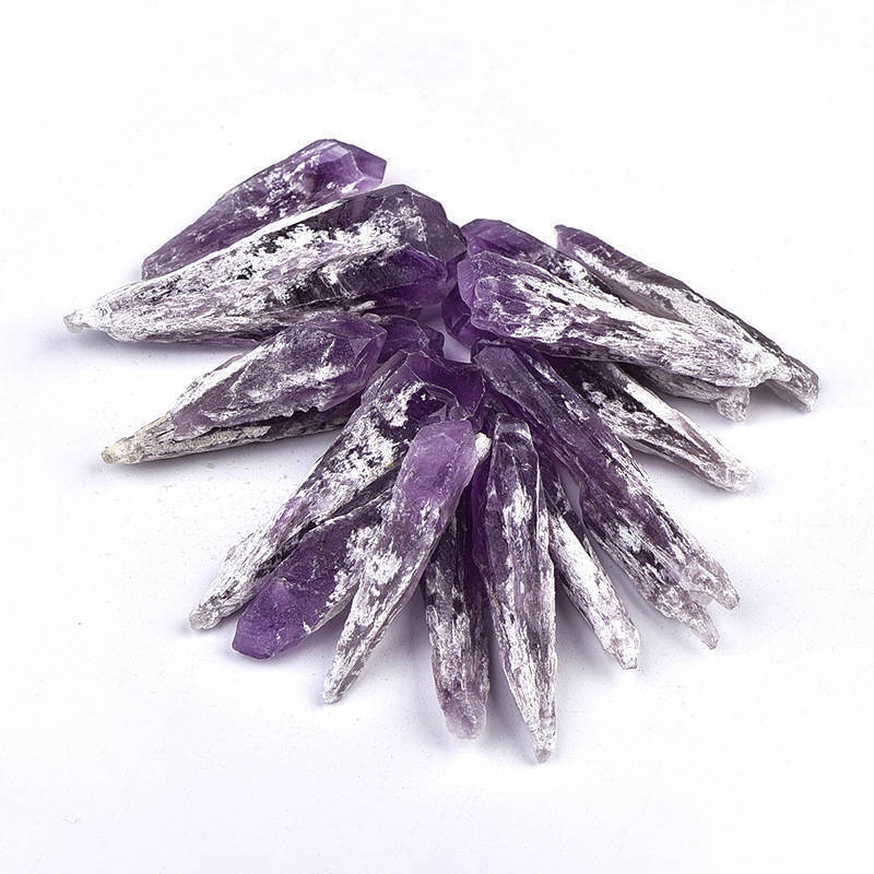 Natural Brazilain Amethyst Specimen Quartz Crystal Cluster Geode Healing 1PC