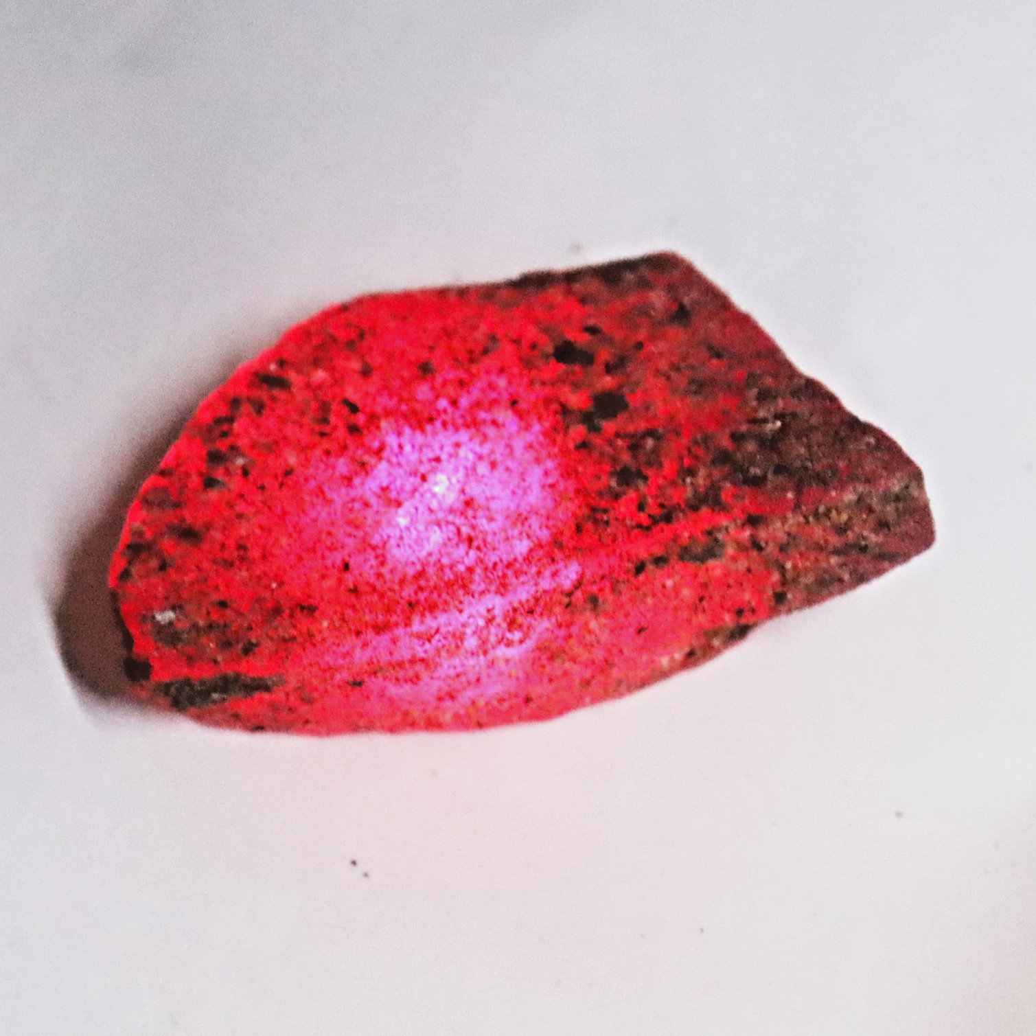 Natural Red Ruby Rough Uncut 218 Ct Certified Loose Gemstone From BURMA