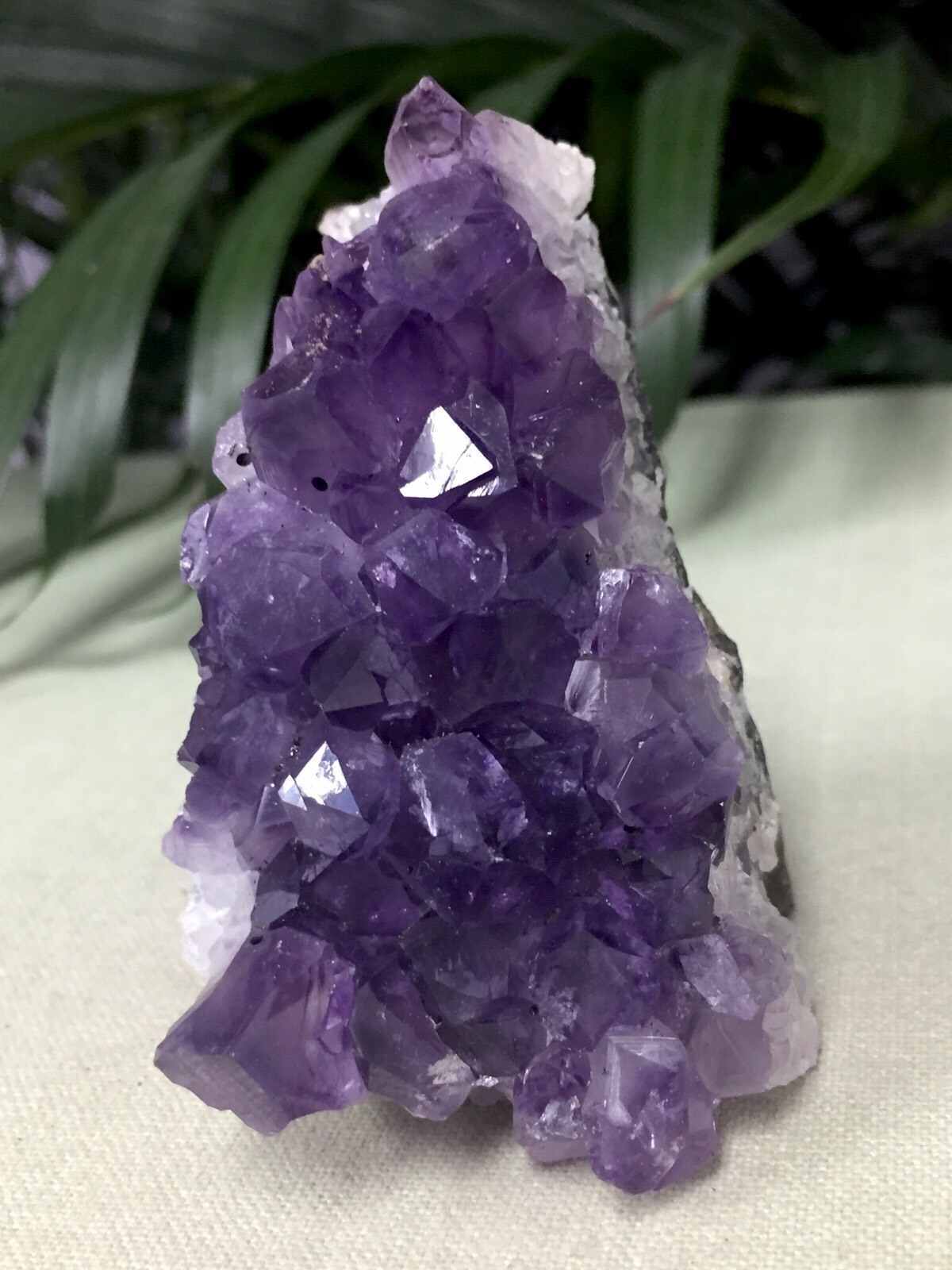 Amethyst Cluster Geode Crystal Quartz Cut Base Purple Amethyst Specimen Uruguay