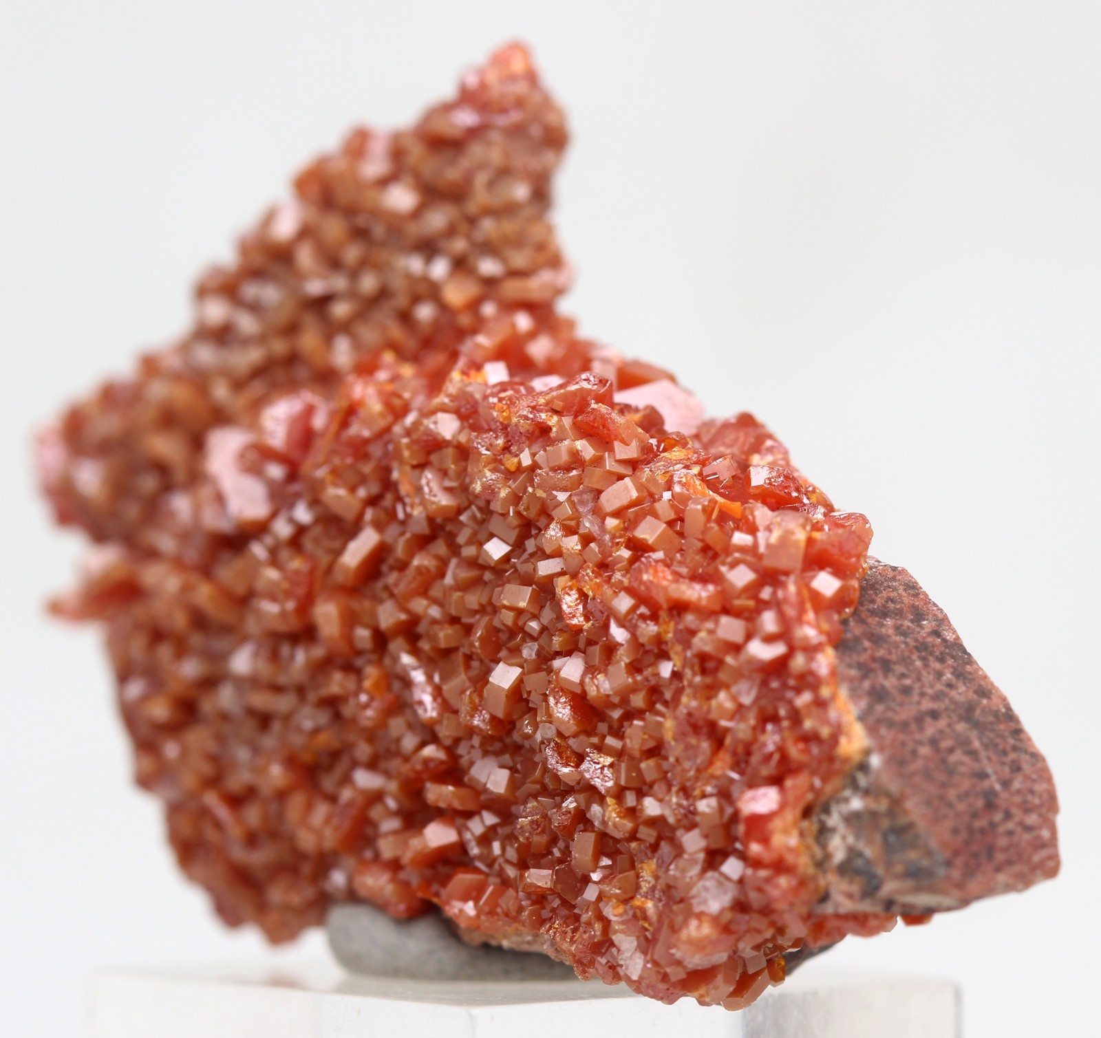VANADINITE Crystal Mineral Specimen Cluster Matrix Gemstone Natural Red MOROCCO