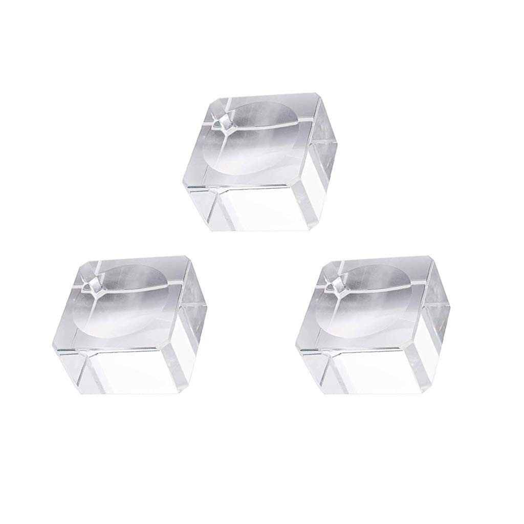 Clear Square Crystal Display Stand Crystal Ball Display Stand Sphere Display Sta
