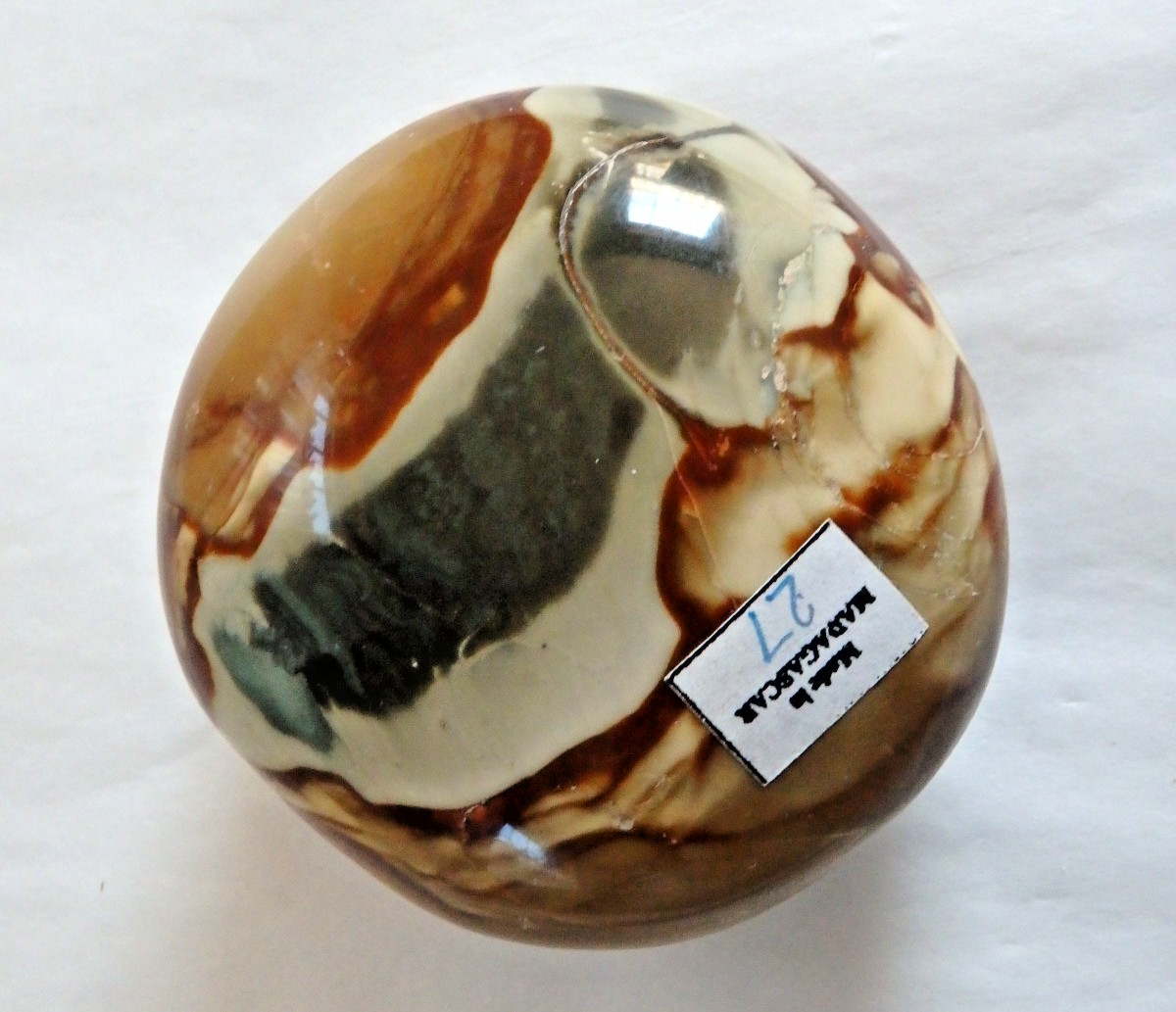 Crystal Stunning Polychrome Jasper $27 Polished 183 grams
