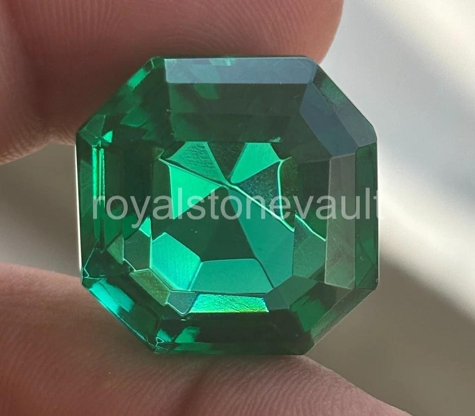 IGL Certified 70.00 Ct Colombian Emerald Loose Gemstone Square Cut Green – 5AOB