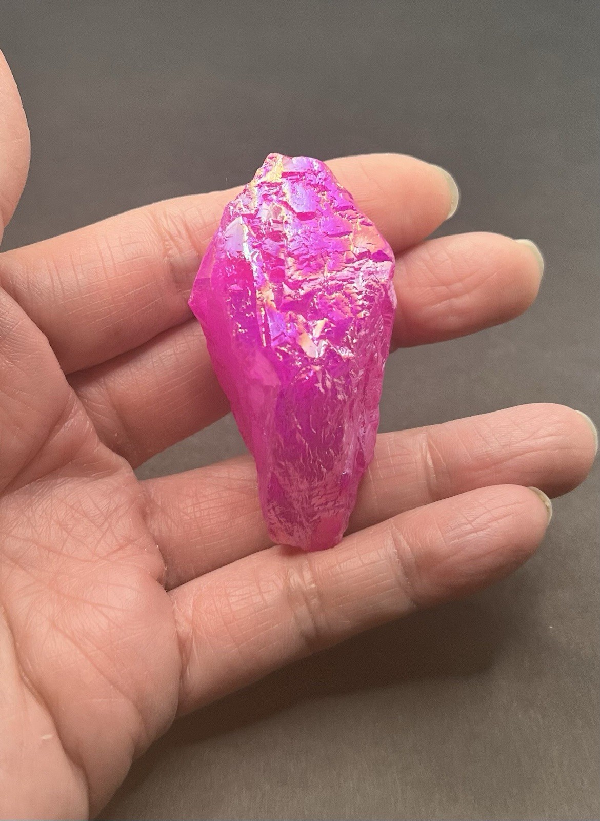 Pink Aura Genuine Quartz 48.7g