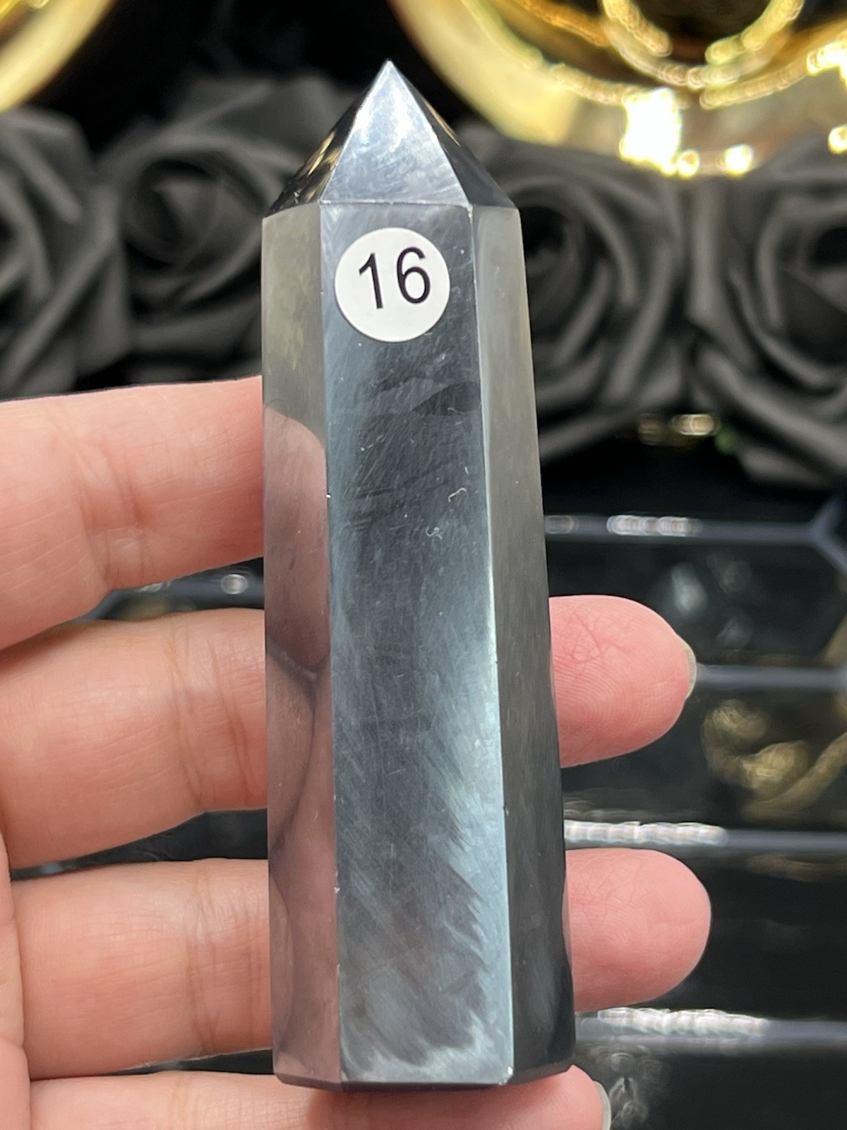 Hematite Brushed Polished Points L@@K Free ship