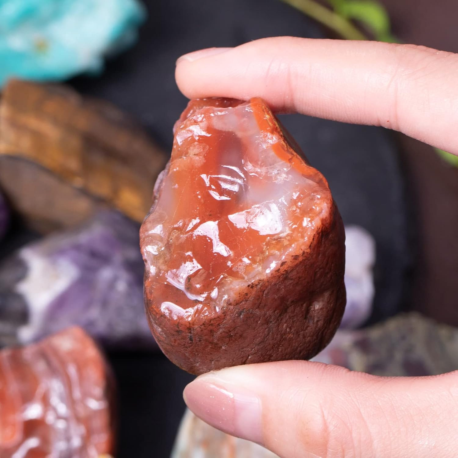 3 Lbs Bulk Rough Madagascar Stones Mix Large 1″ Natural Raw Stone