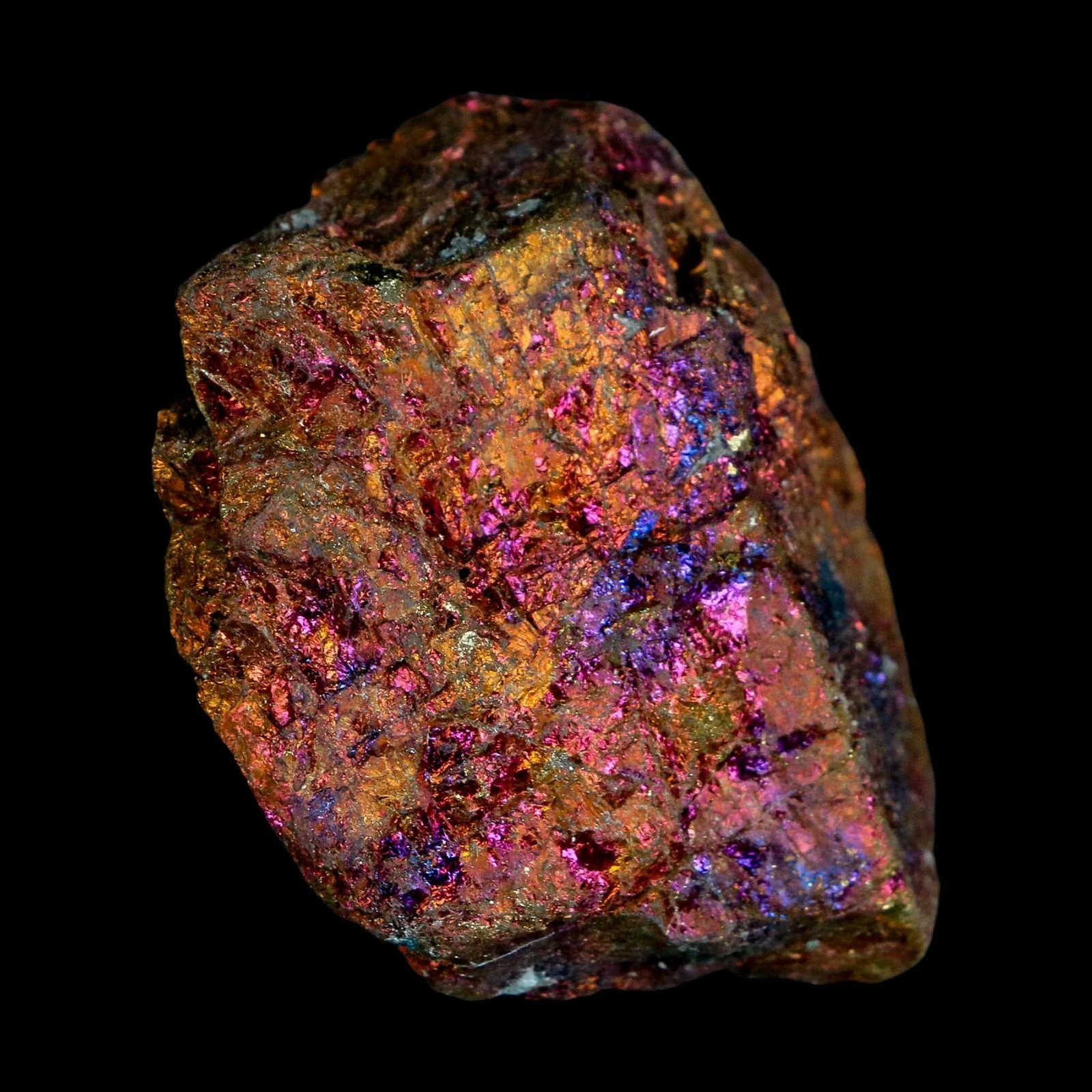 2″ Chalcopyrite Bornite Brilliant Multicolored Peacock Ore Chihuahua Mexico