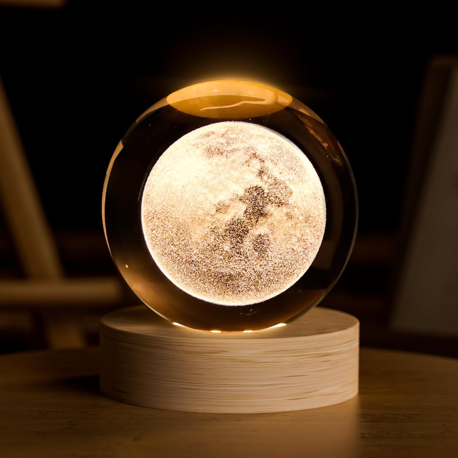 Crystal Ball, 2.4 Inch Decorative Quartz Glass Ball, Globes Gifts Presents Glass