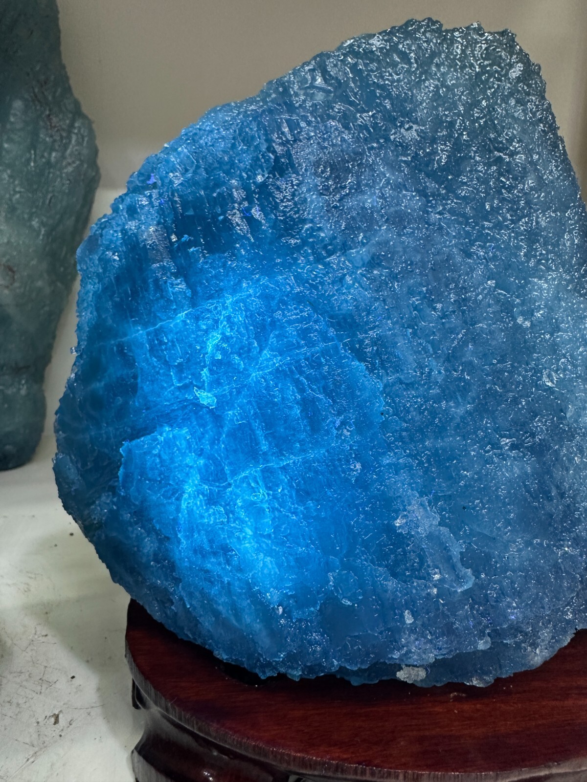 10LB Gem Natural Large block aquamarine Quartz Crystal Mineral Specimen healing
