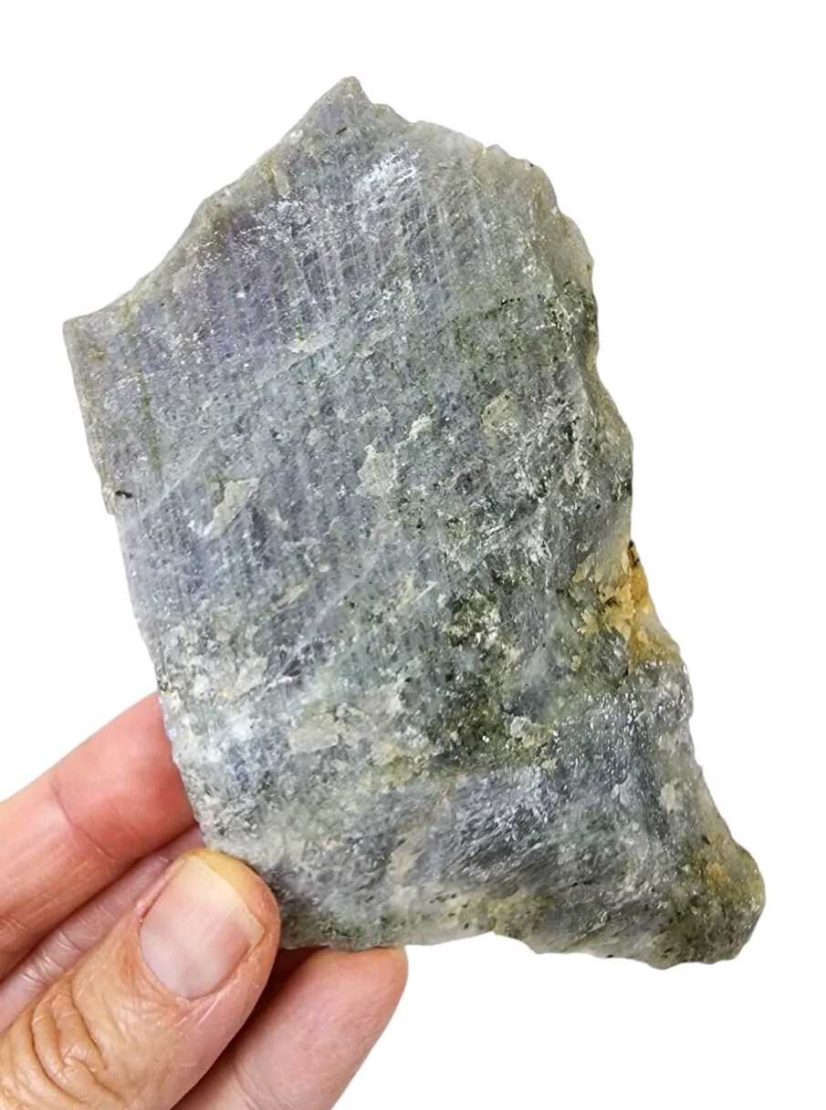 Purple Labradorite Polished Face Madagascar 100.4 grams