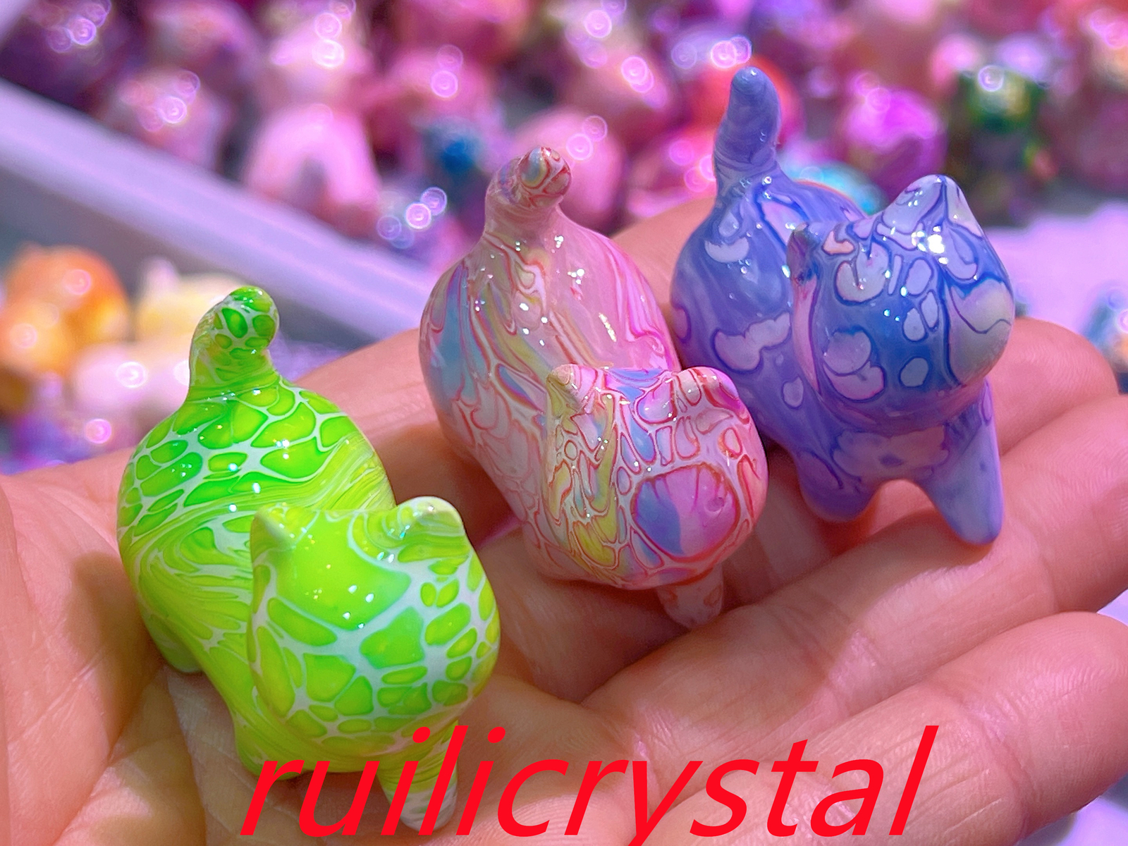 2″ Natural Sichuan thuja quartz Carved cat skull Crystal Healing Reiki1pc