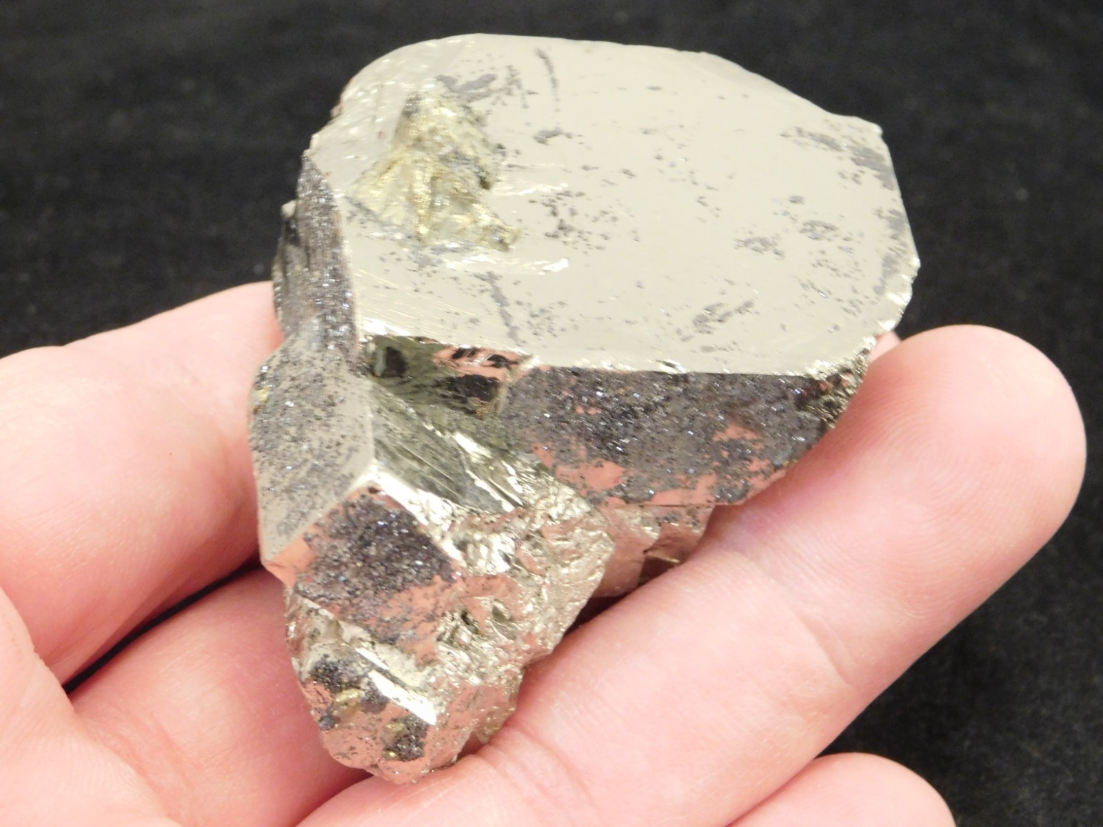 Larger 100% Natural PYRITE CUBE TWIN From Peru 183gr