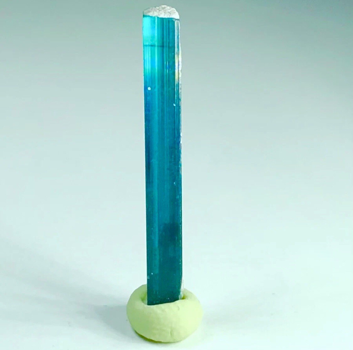 Rarest Transparent Natural Blue Paraiba Tourmaline Crystal Raw Rough Specimen