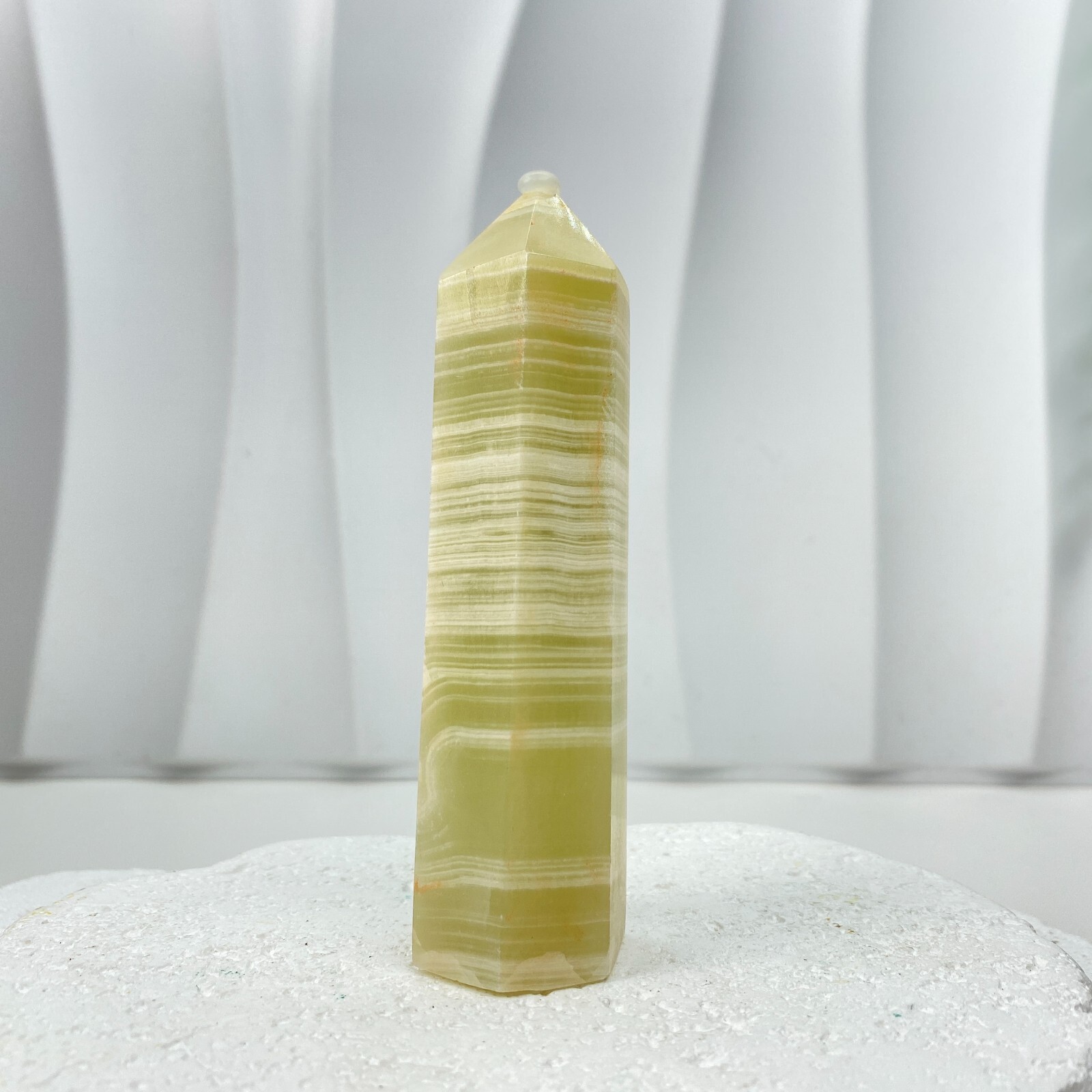 Natural afghan jade tower Quartz Crystal geode decoration