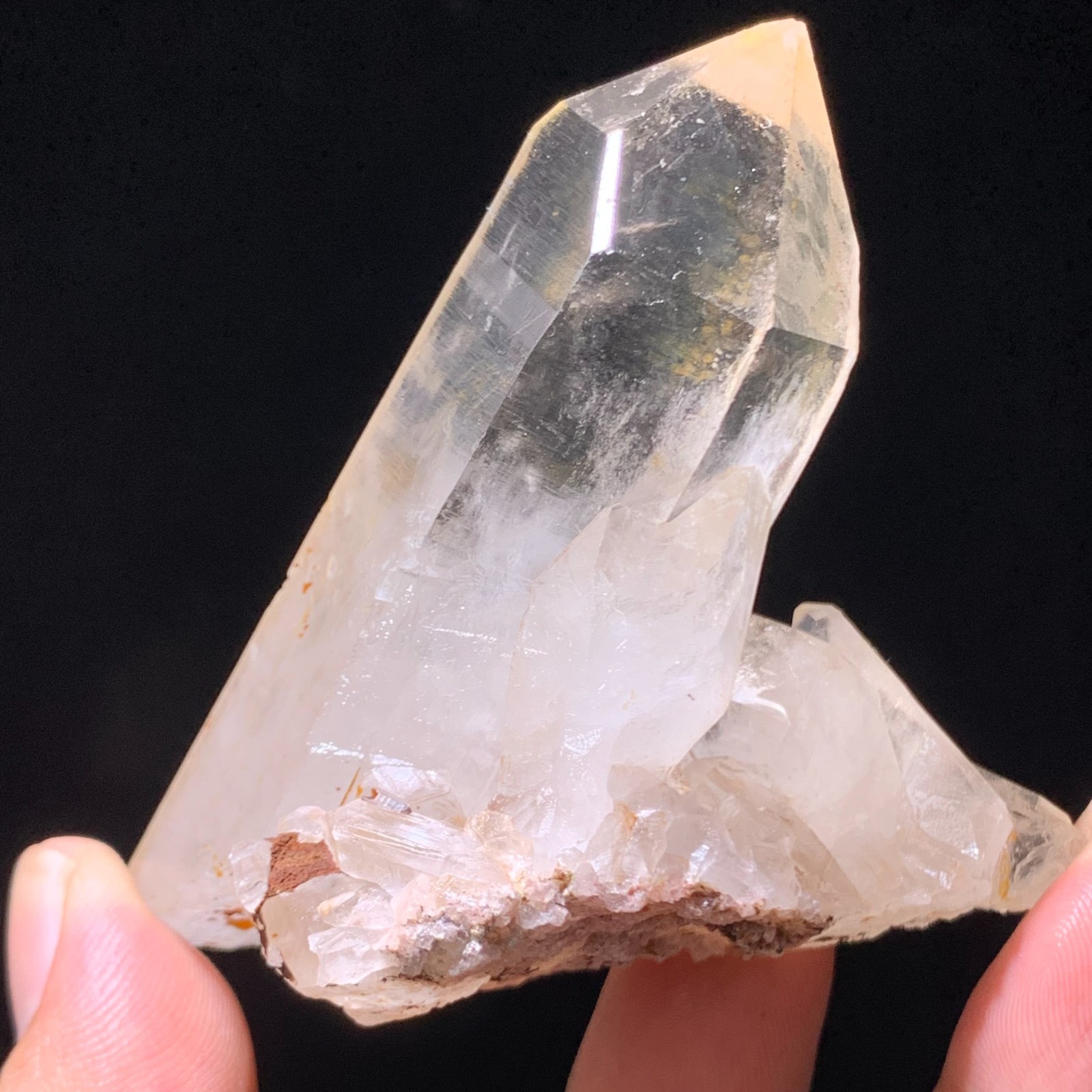 146g Natural white crystal cluster point mineral specimen Chakras Healing