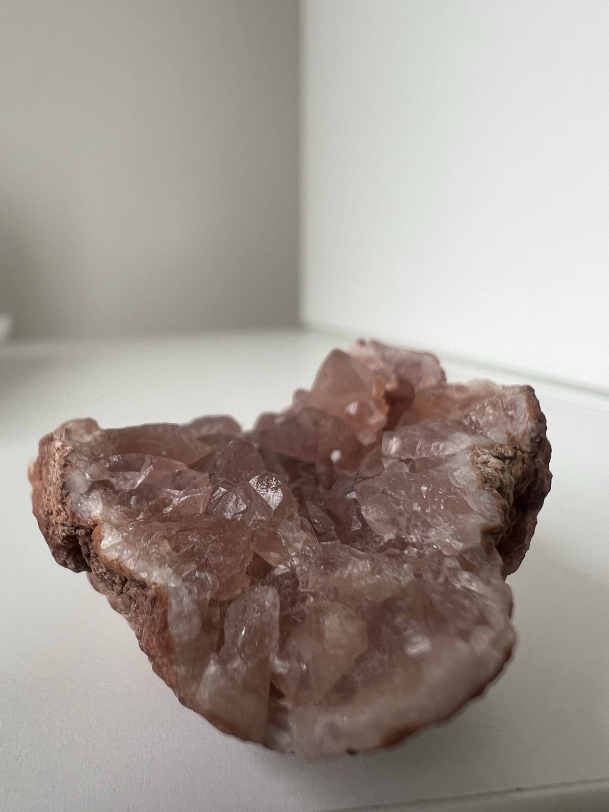32g – Mini Pink Amethyst Geode Cave from Argentina