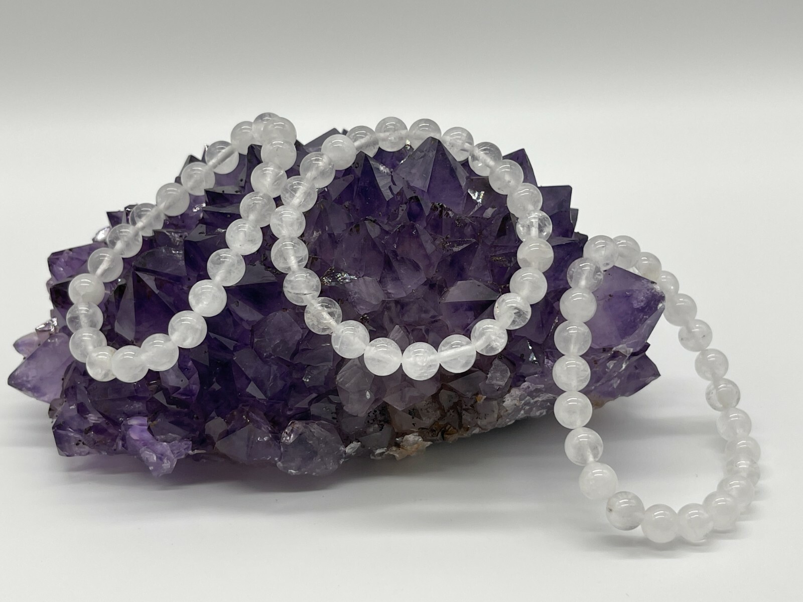 Grade A++ Clear Quartz Crystal Bead Bracelet 8mm, Genuine Gemstone,Wholesale Lot