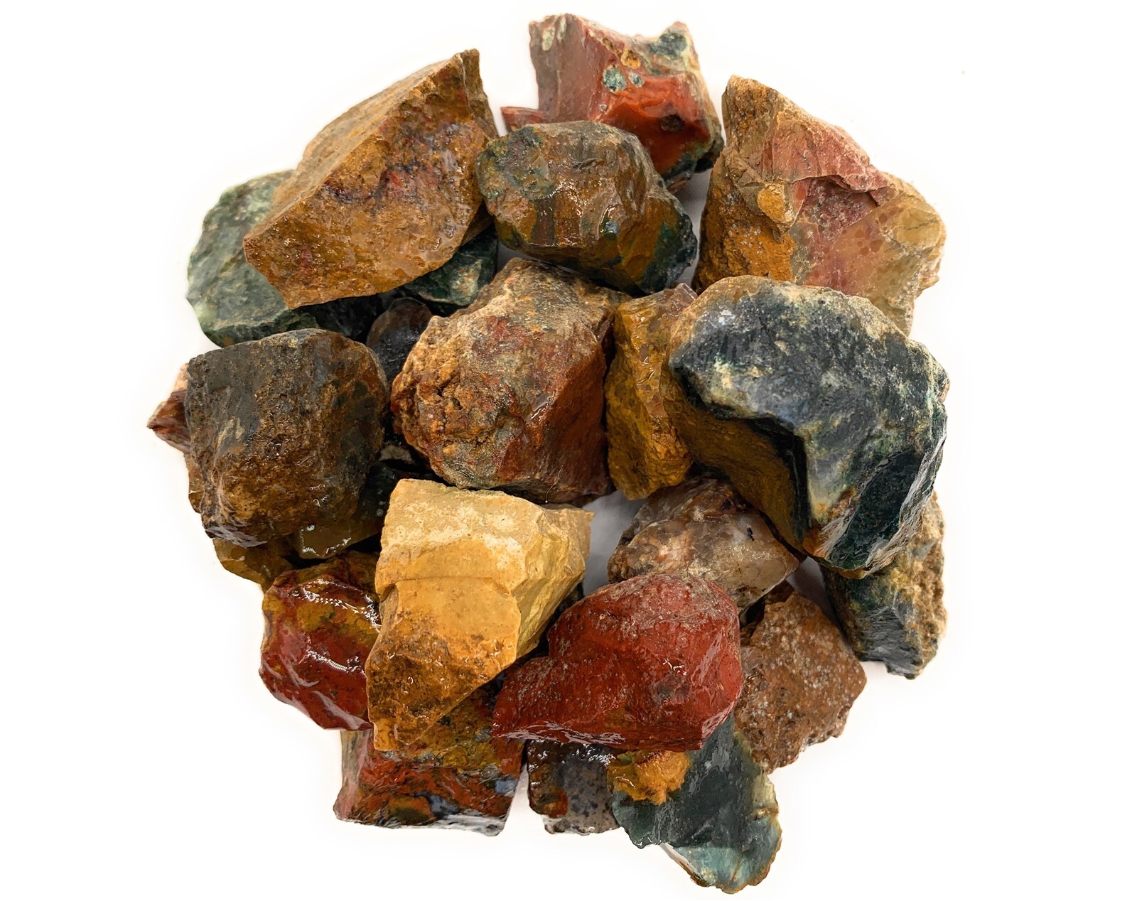 Multi-Color Jasper – Rough Rocks for Tumbling – Wholesale Stone (Indonesia)