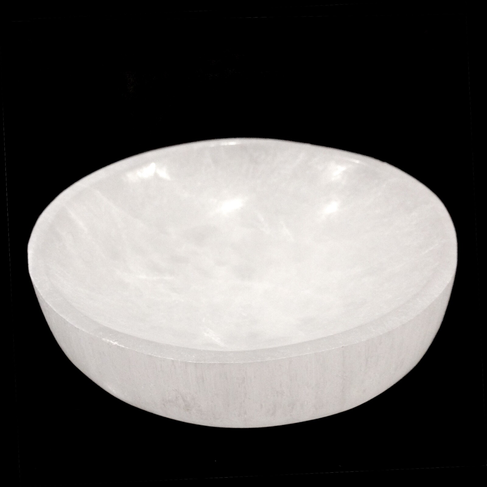 XL 6″ Selenite “Charging” Bowl White Crystal Stone Reiki CHARGE Healing Cleansin