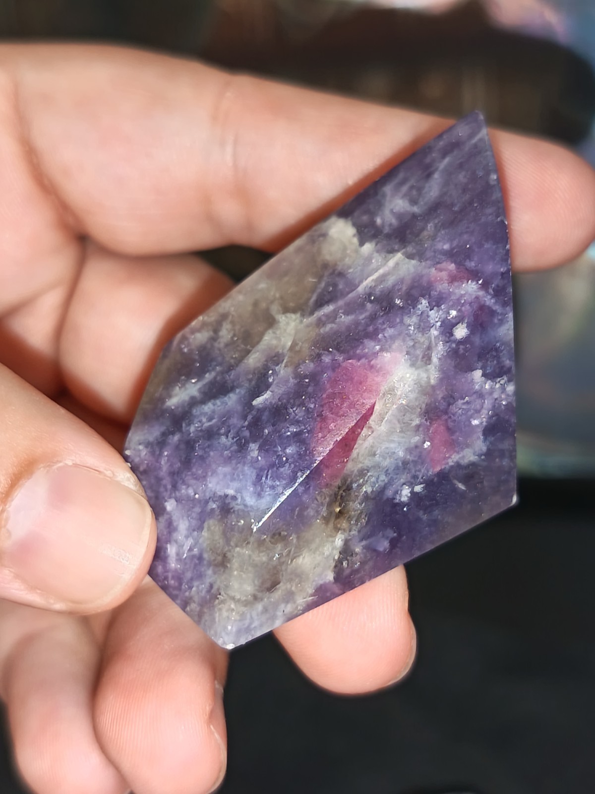 Small Natural Unicorn Stone Polished Crystal Freeform 50-100g