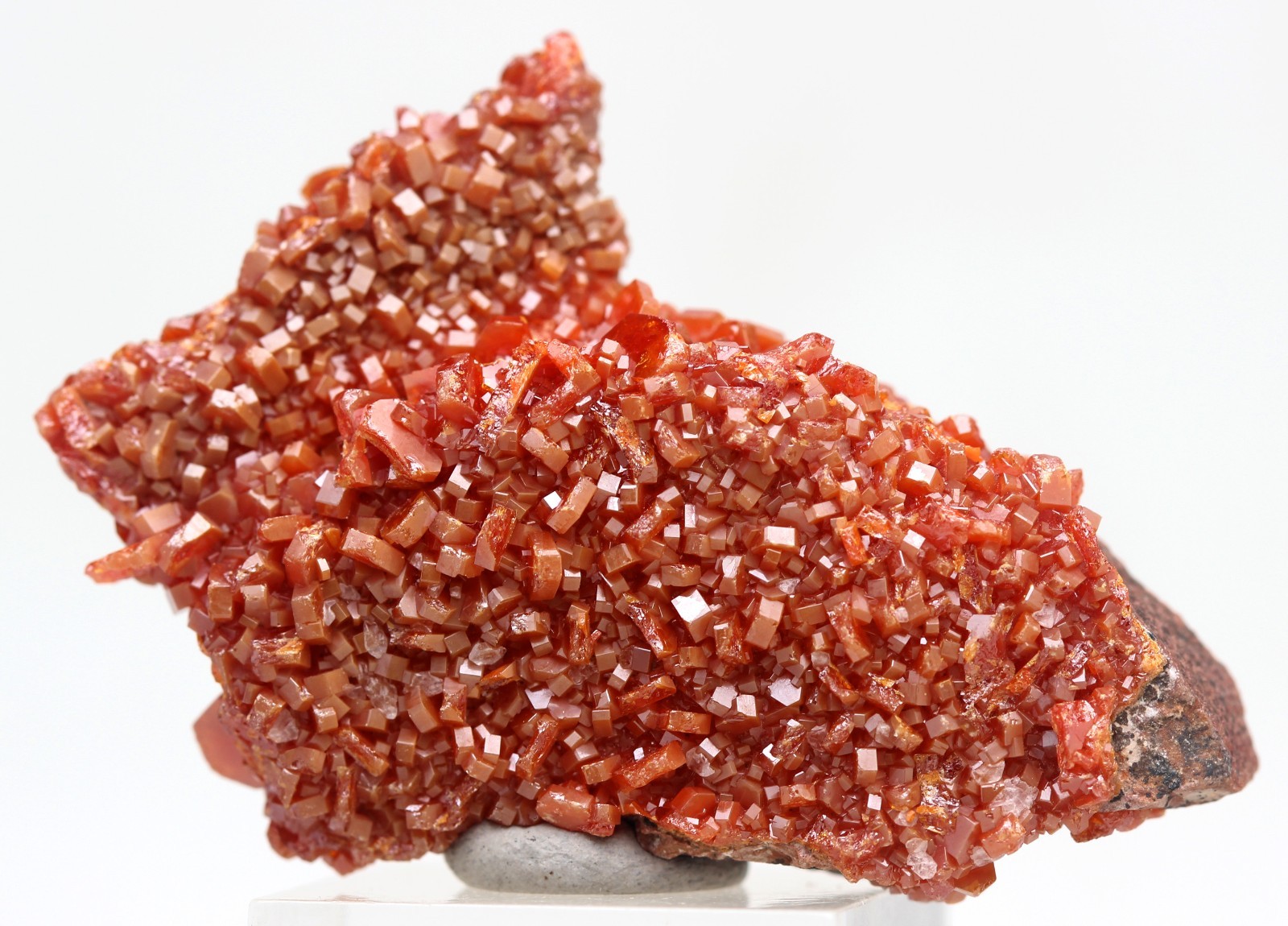 VANADINITE Crystal Mineral Specimen Cluster Matrix Gemstone Natural Red MOROCCO