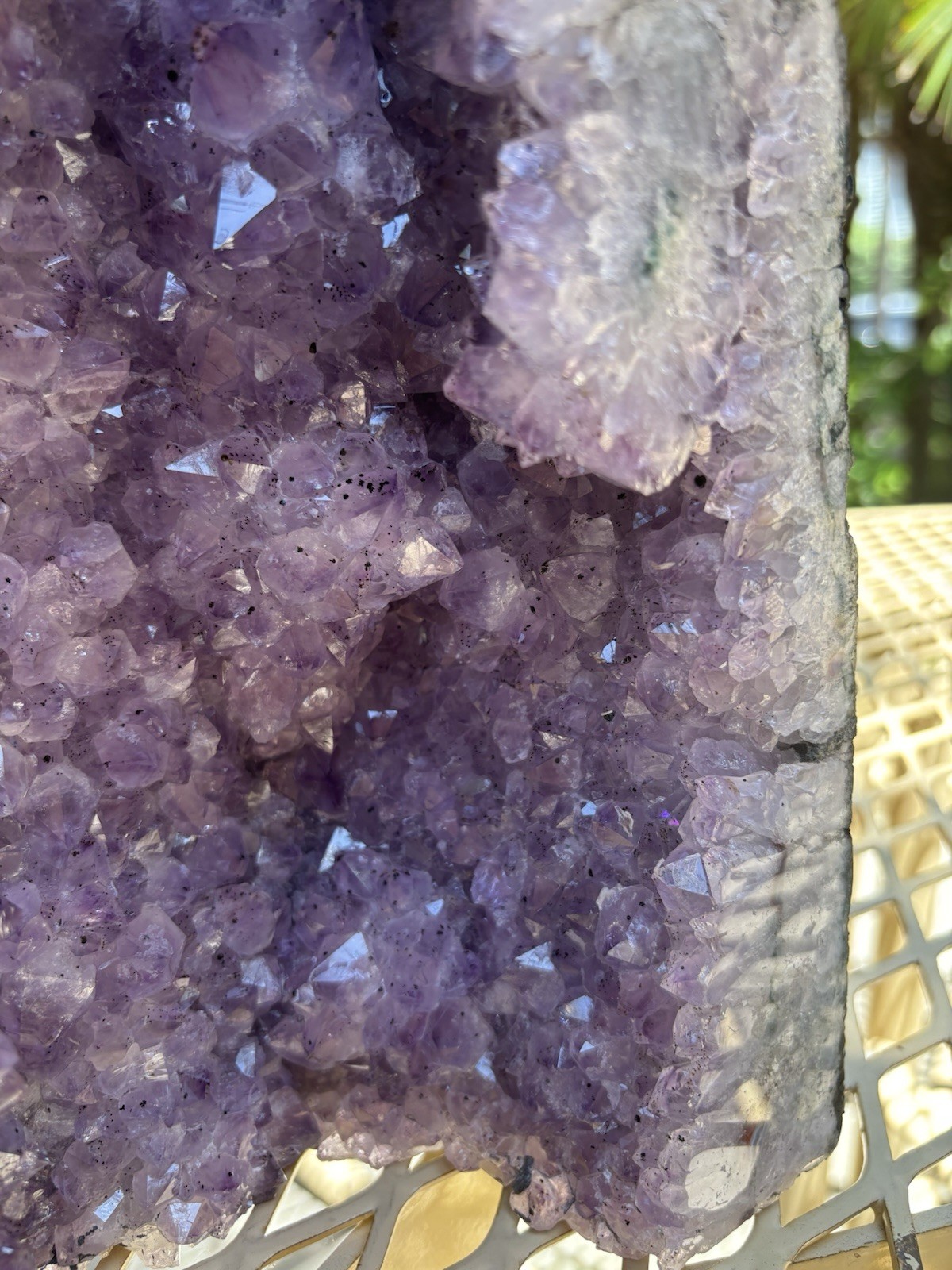 Large Natural Amethyst Crystal Geode Cluster Uruguay/Brazil Origin