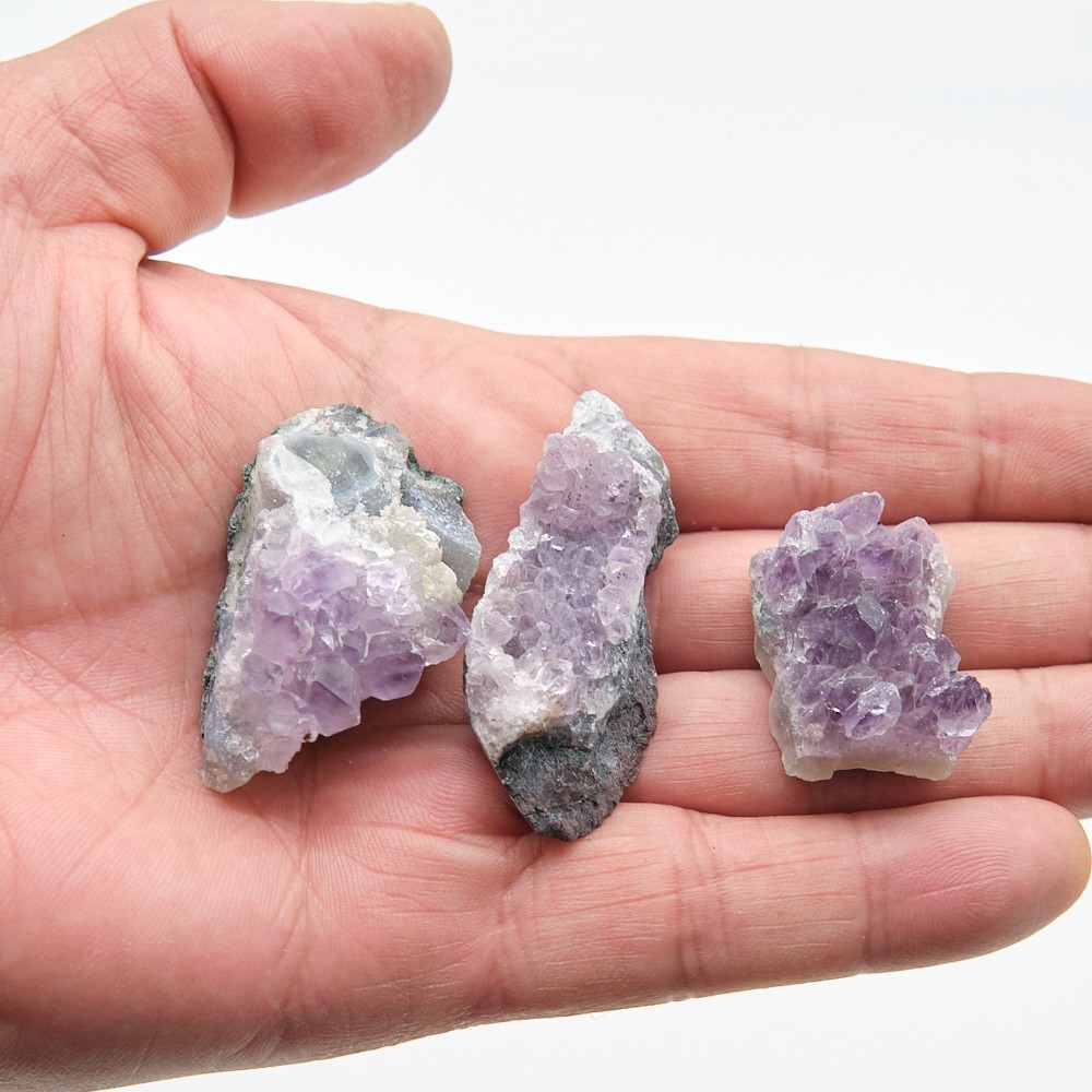 Small Amethyst Crystal Cluster Druzy Natural Raw Geode Job Lot Wholesale 2-4cm